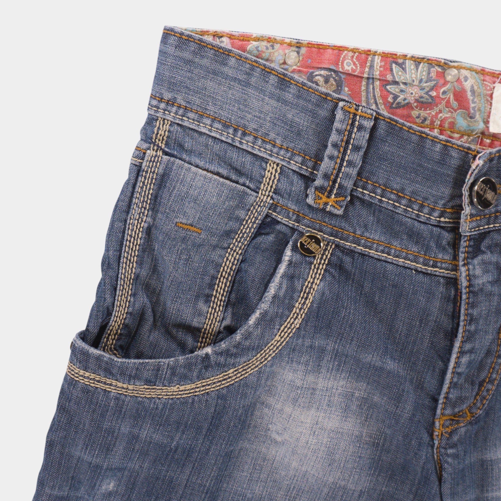Sex & Jeans Винтидж Сини Къси Дънки