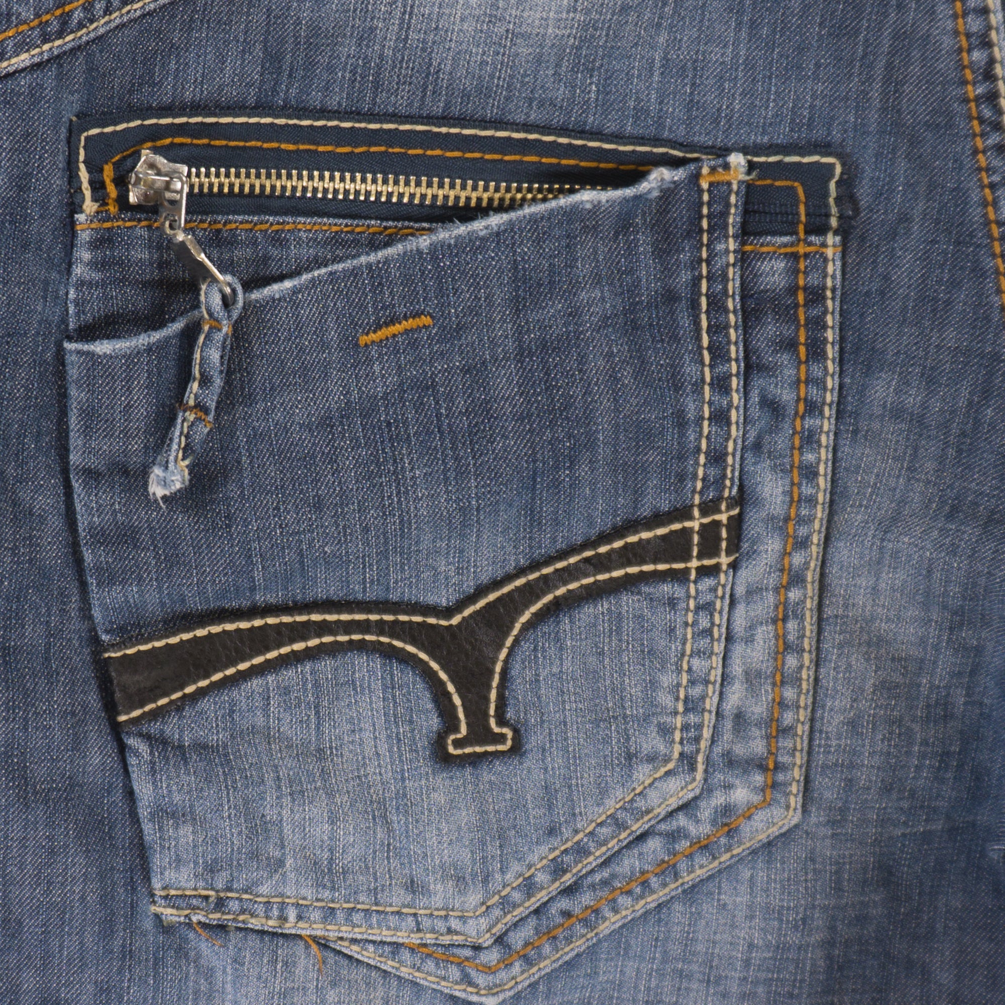 Sex & Jeans Винтидж Сини Къси Дънки