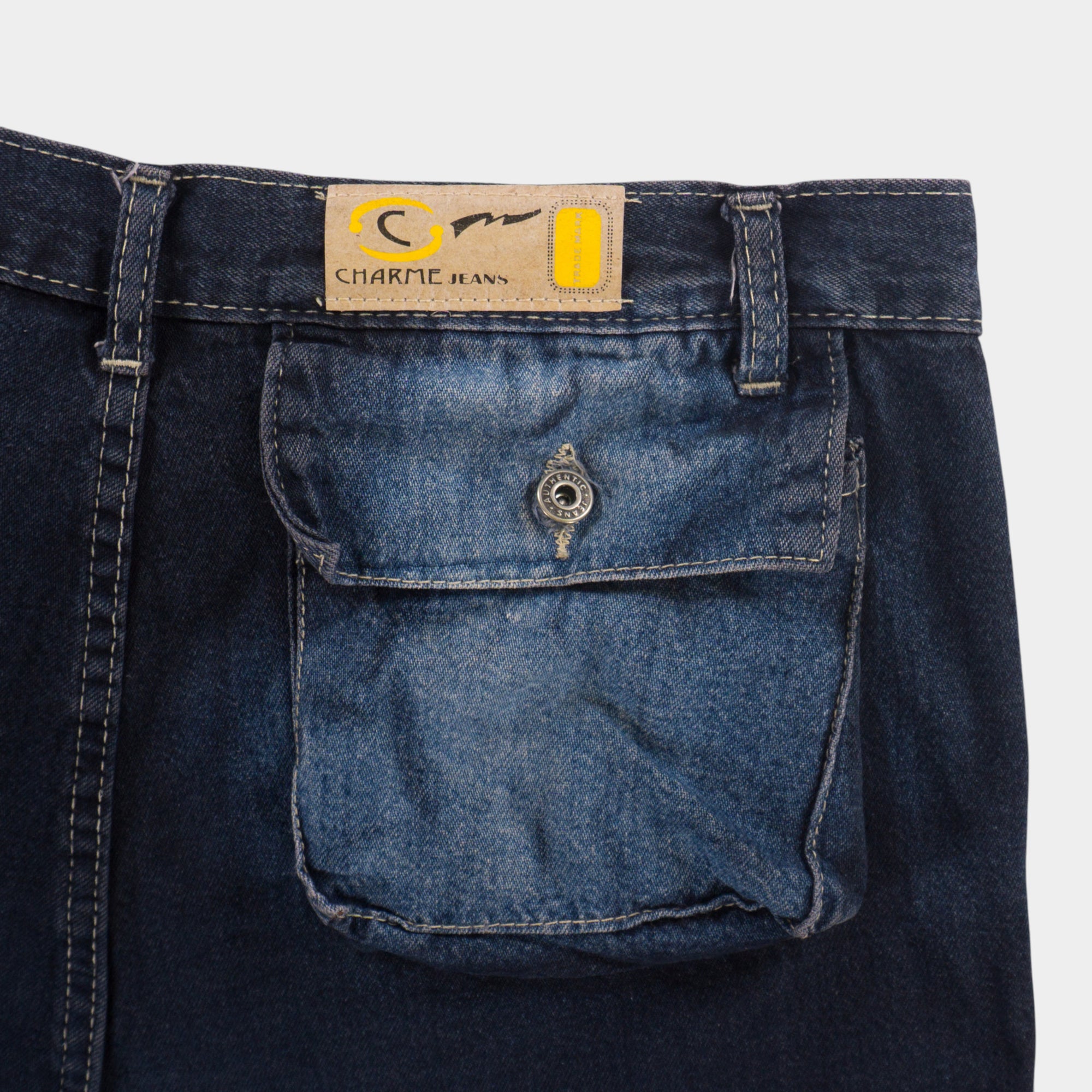 Charme Jeans Винтидж Сини Къси Дънки