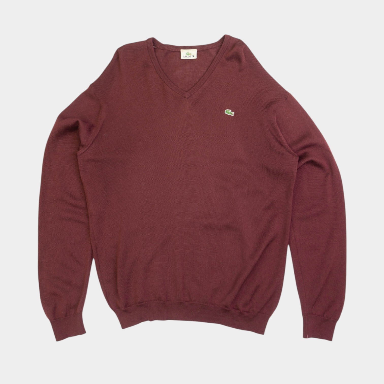 Lacoste Vintage Вълнен Пуловер