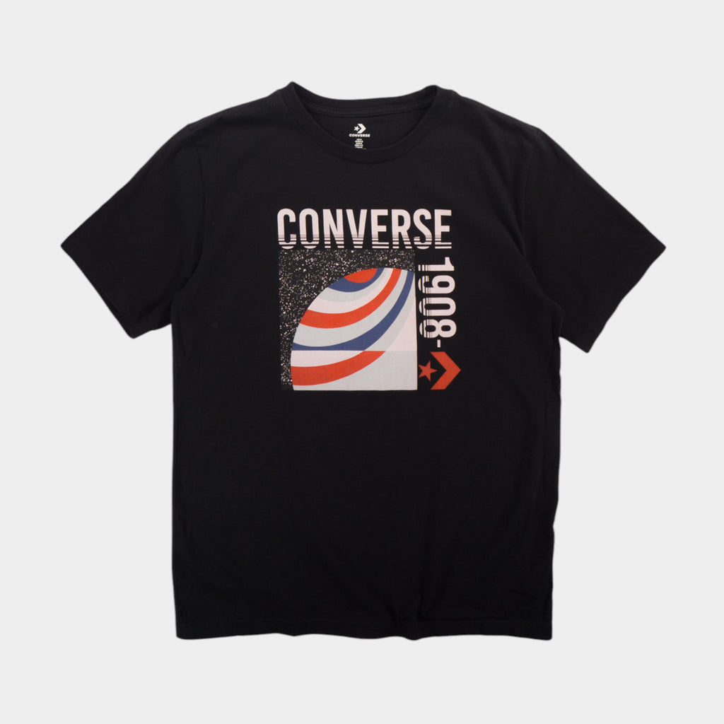 Converse Черна Тениска с Графика