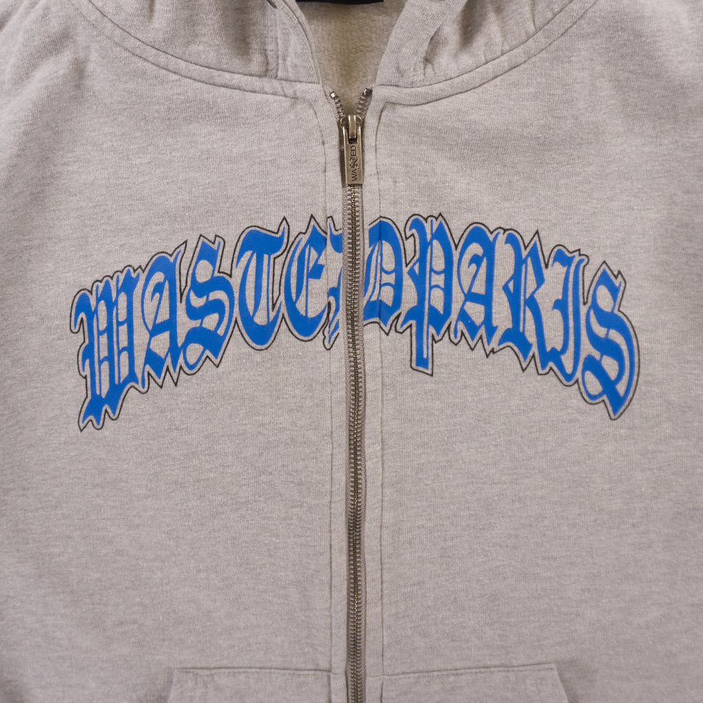 WASTED PARIS Сив Суичър с Цип