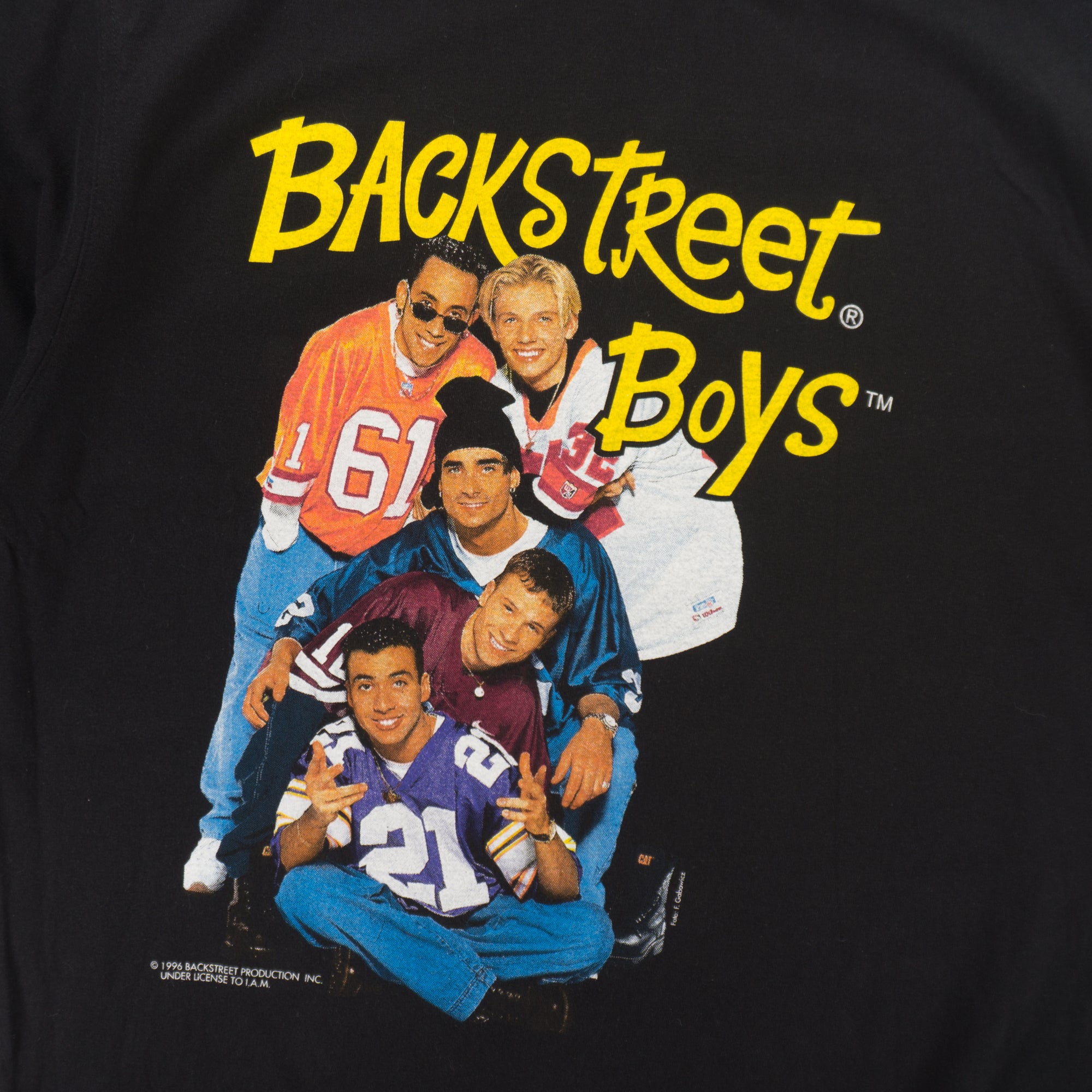 Backstreet Boys Черна Тениска с Графикa
