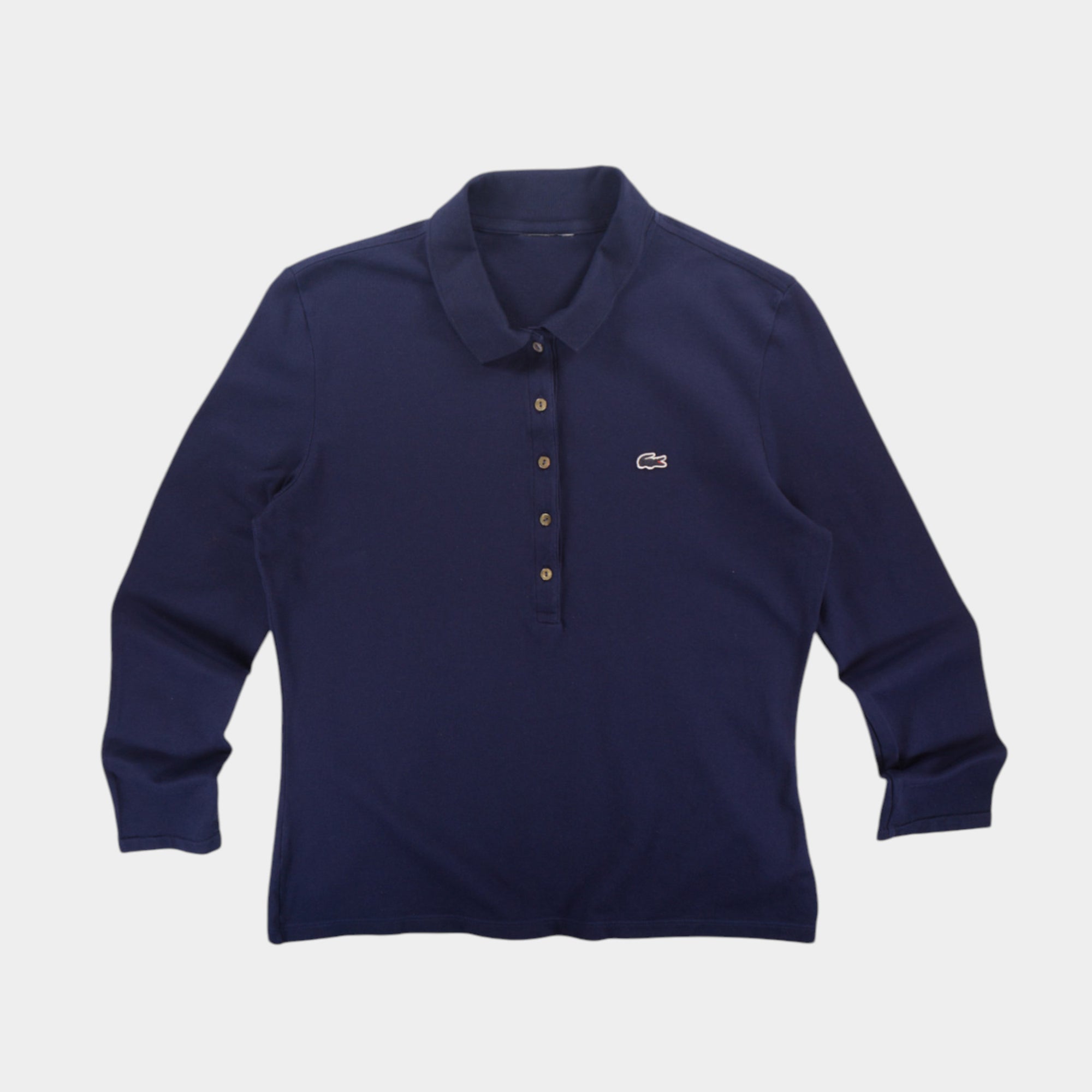 Lacoste Синя Блуза с Яка