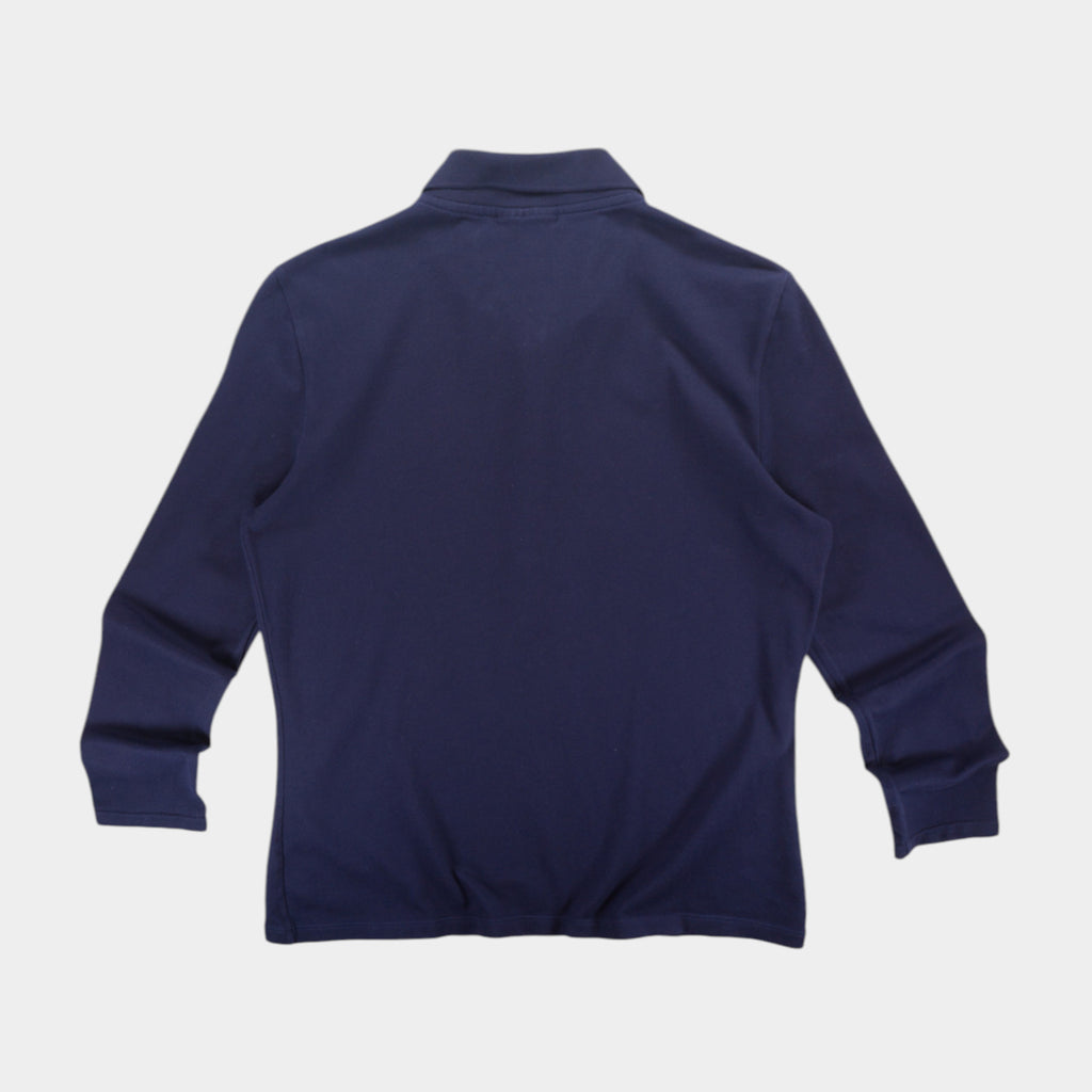 Lacoste Синя Блуза с Яка
