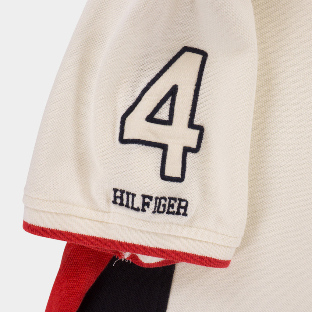 Tommy Hilfiger Бяла Тениска с Яка