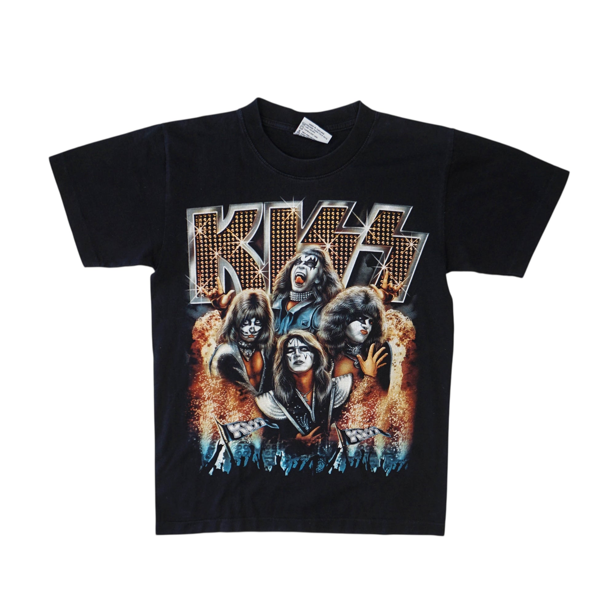 Kiss Винтидж Тениска с Графика