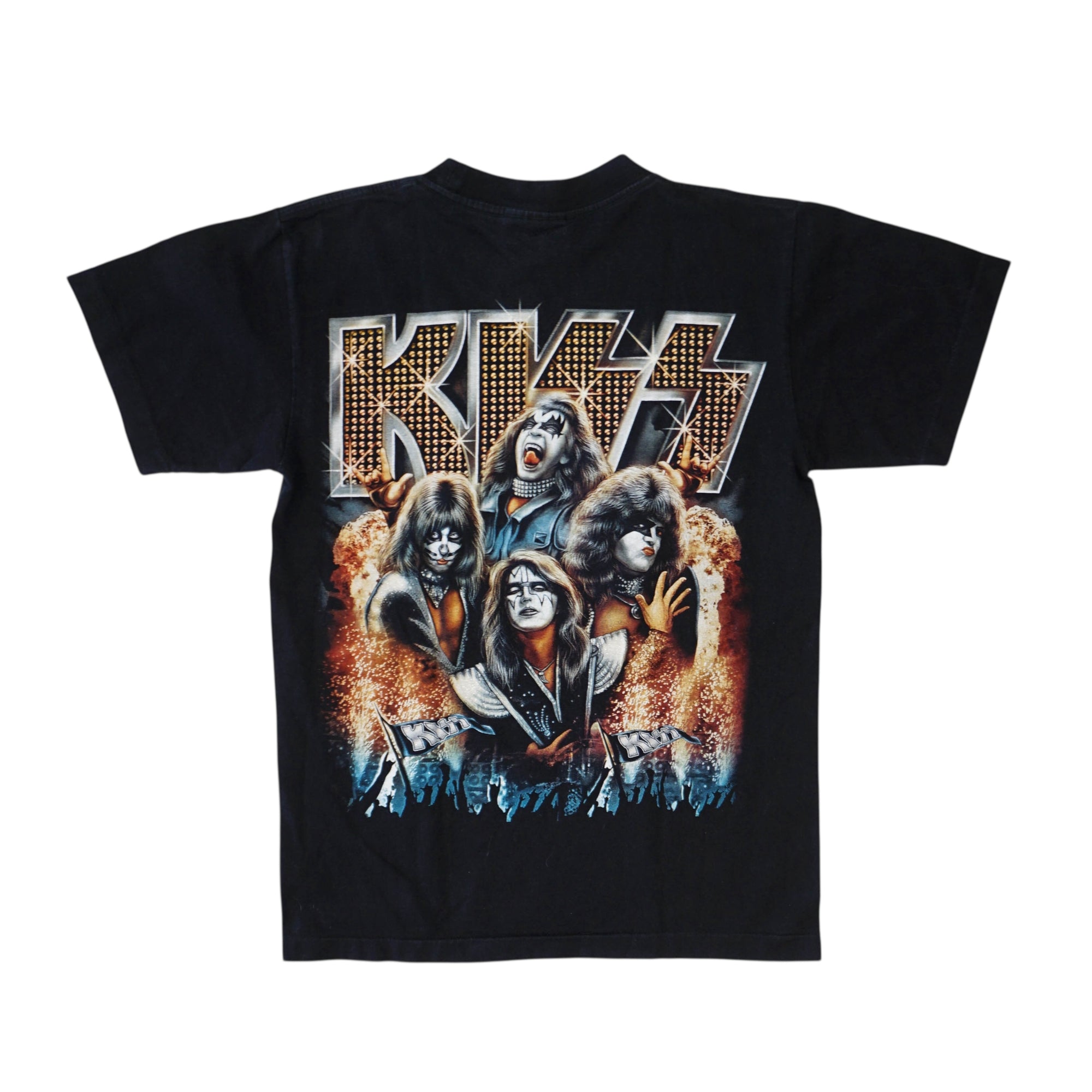 Kiss Винтидж Тениска с Графика