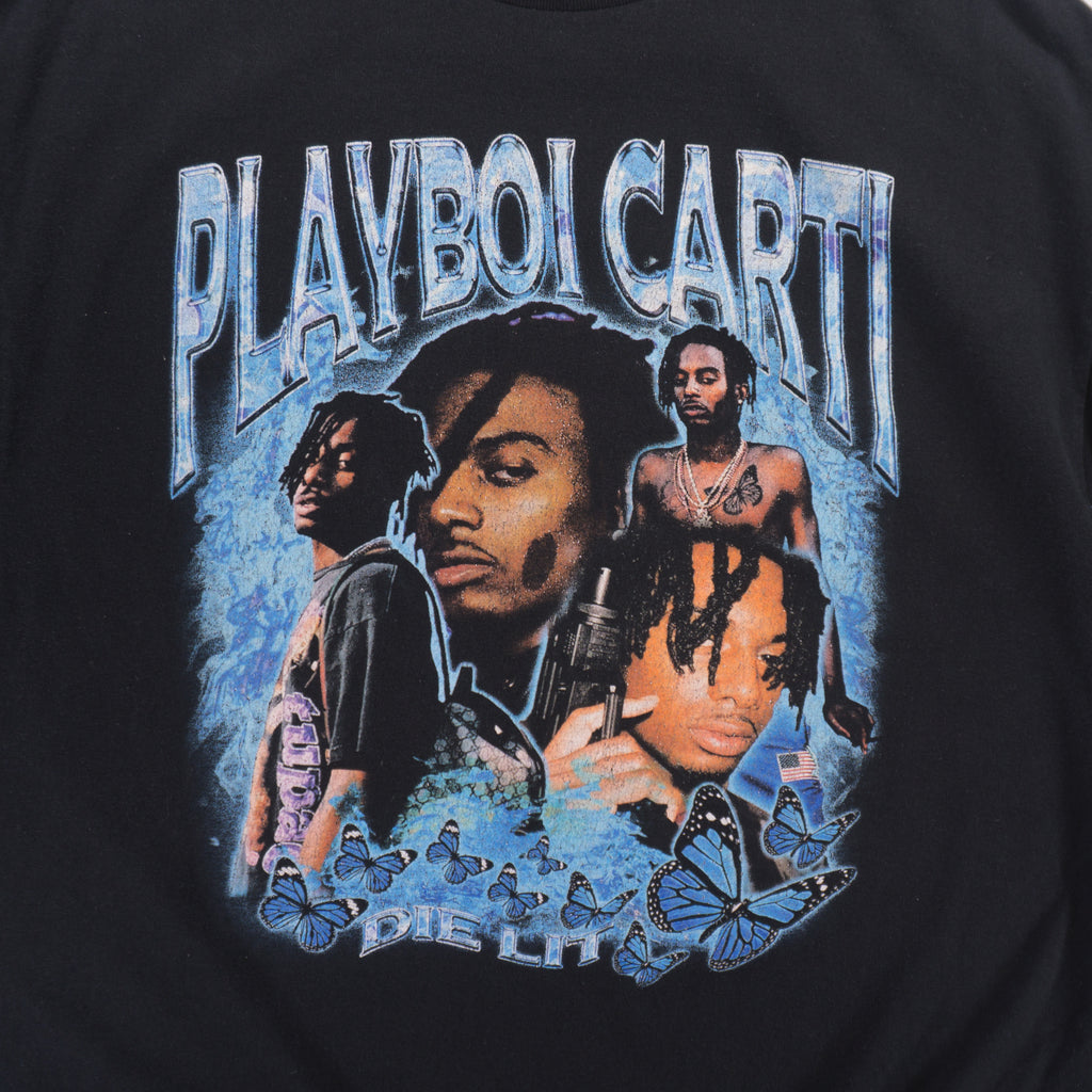 Gildan Playboi Carti Черна Тениска с Графика