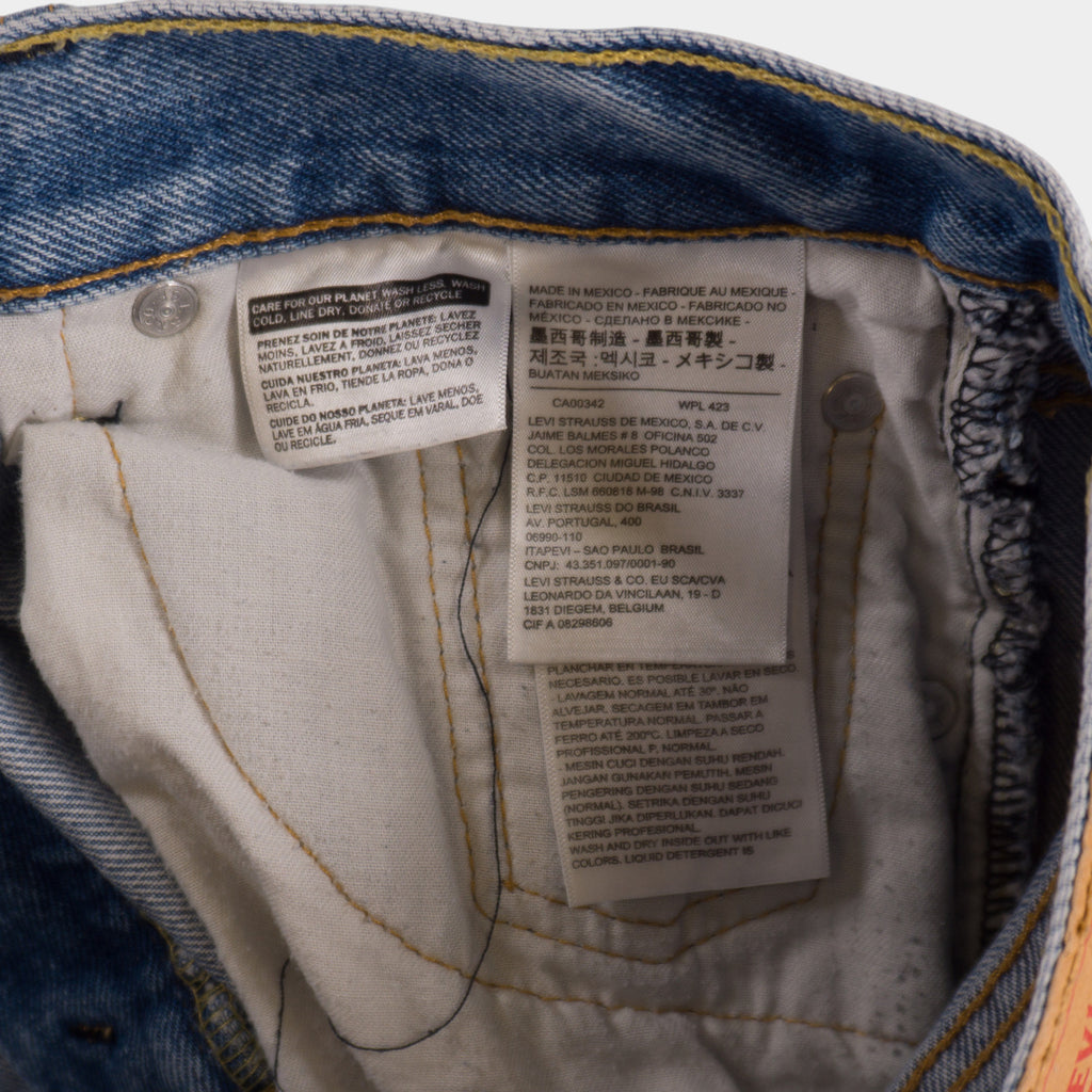 Levi's 502 Винтидж 2000-те Сини Къси Дънки