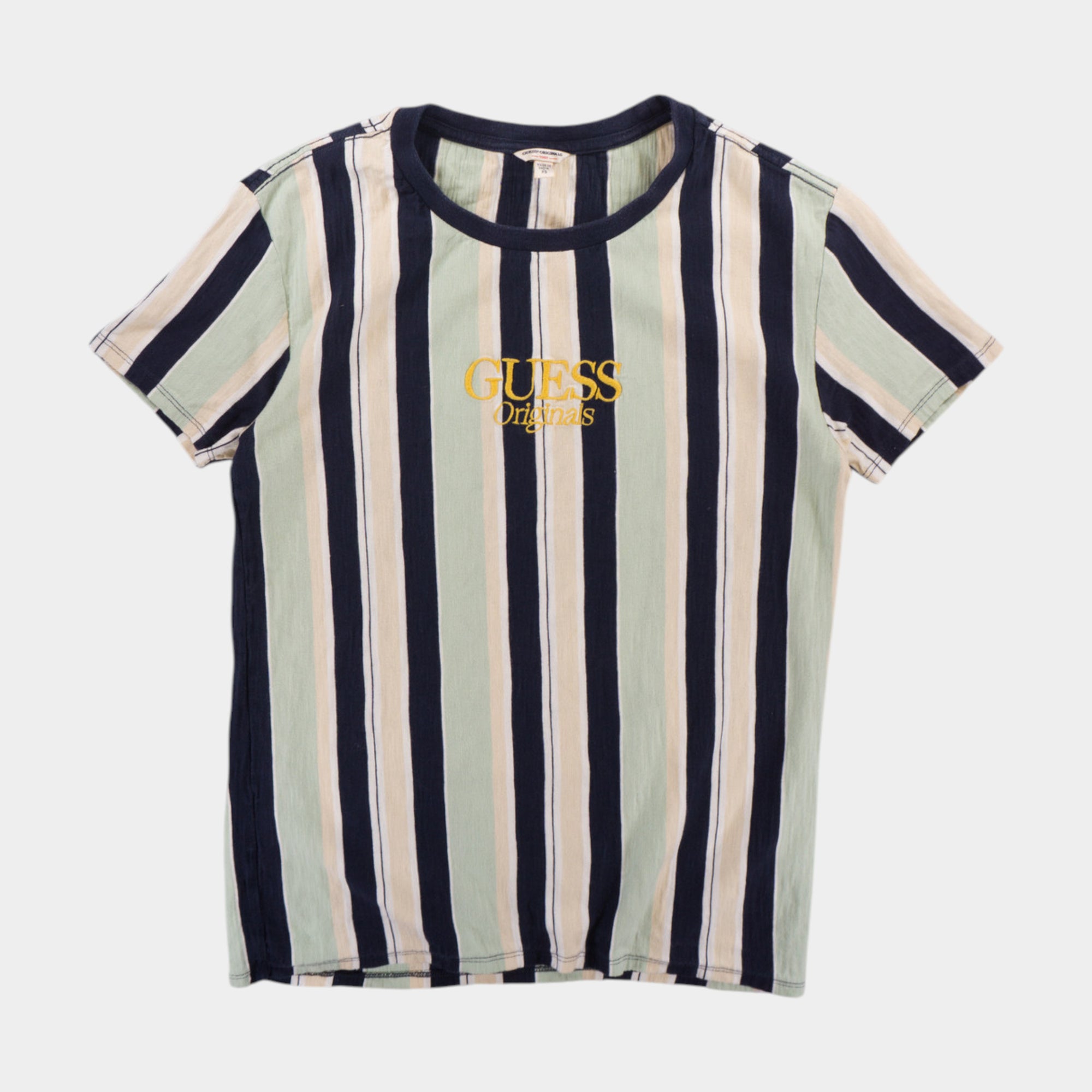 Guess Originals Винтидж 2000те Раирана Тениска
