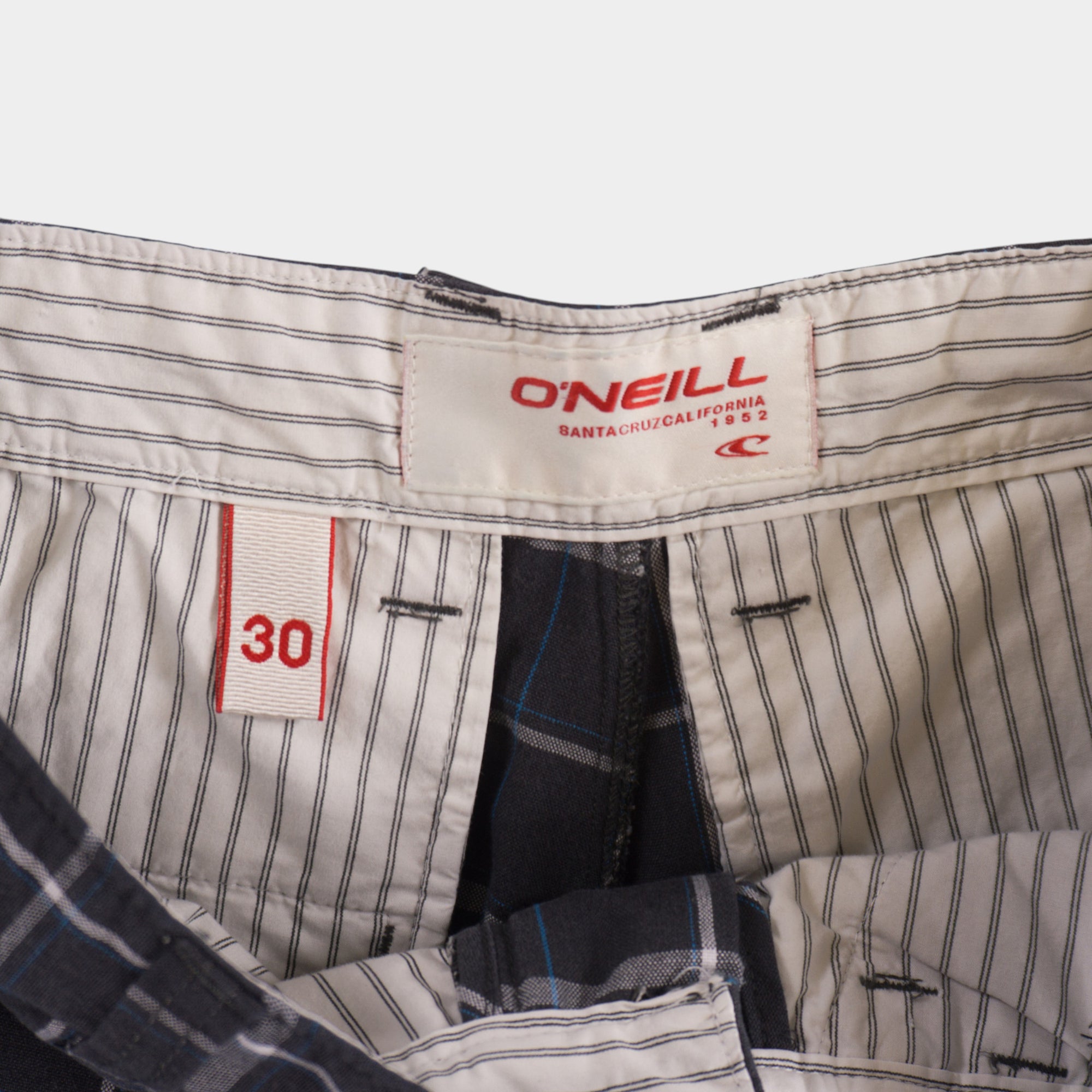 O'Neill Винтидж 2000-те  Сини Карирани Къси Панталони