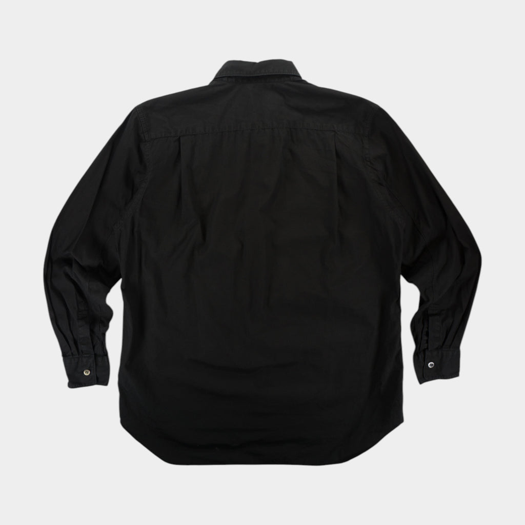 COMME des GARCONS PLAY Черна Риза с Дълъг Ръкав