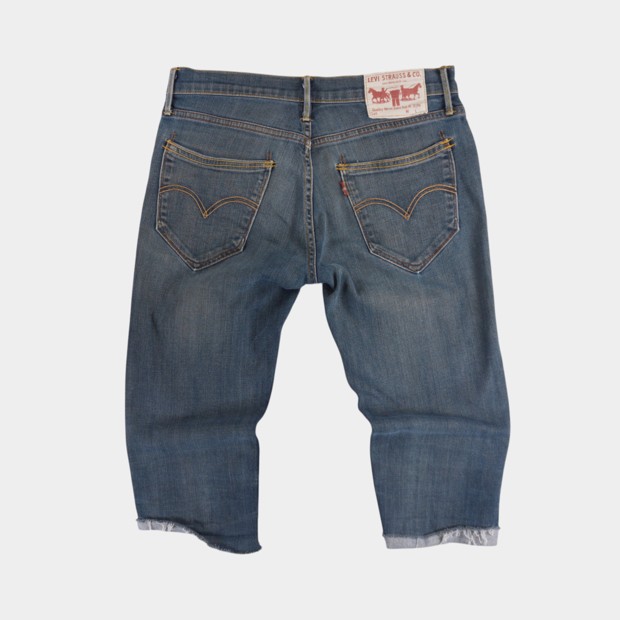 Levi's Винтидж 2000-те Сини 3/4 Къси Дънки