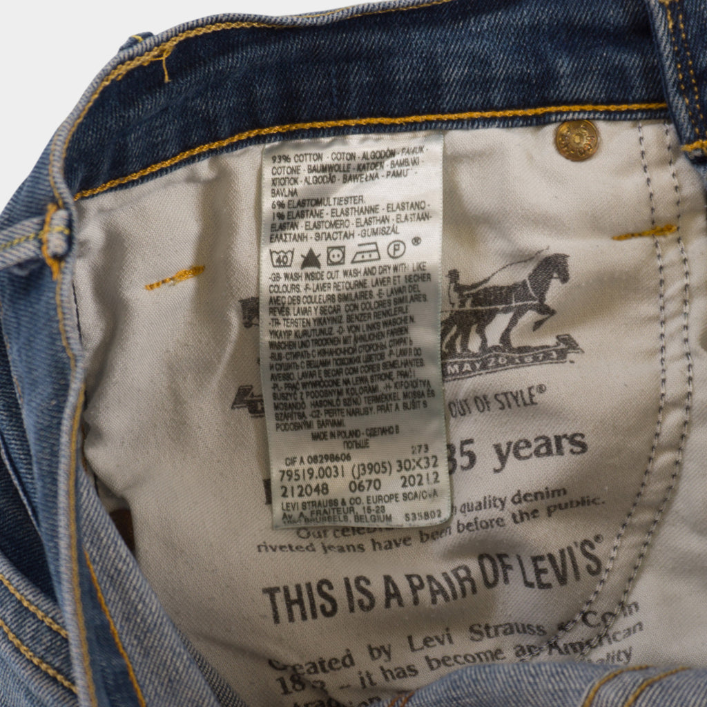 Levi's Винтидж 2000-те Сини 3/4 Къси Дънки