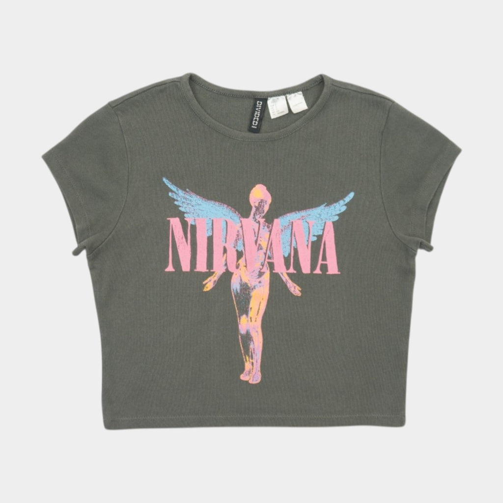 H&M X Nirvana Тениска с Графика