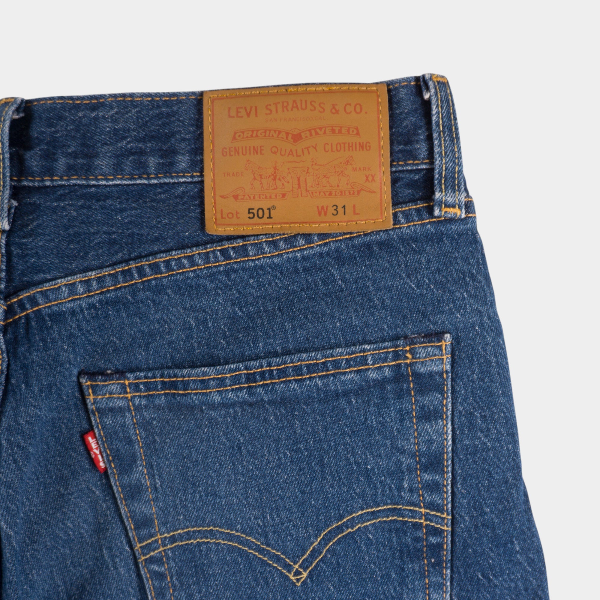 Levi's 501 Сини Къси Дънки