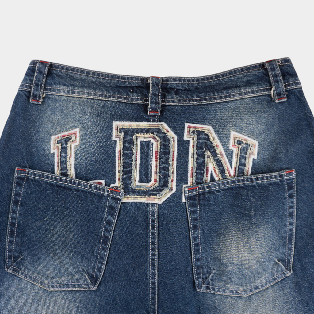 Jaded London Сини Къси Дънки