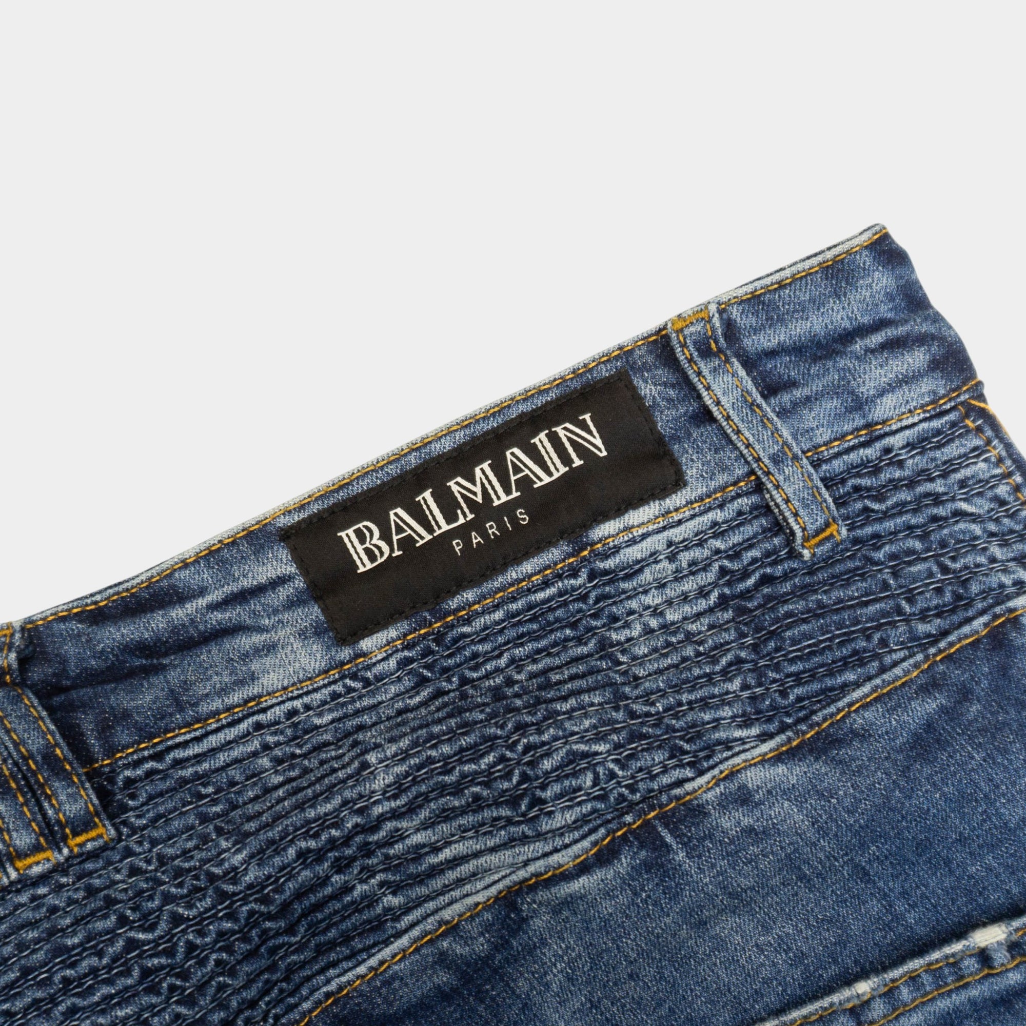 Balmain Vintage Biker Дънки