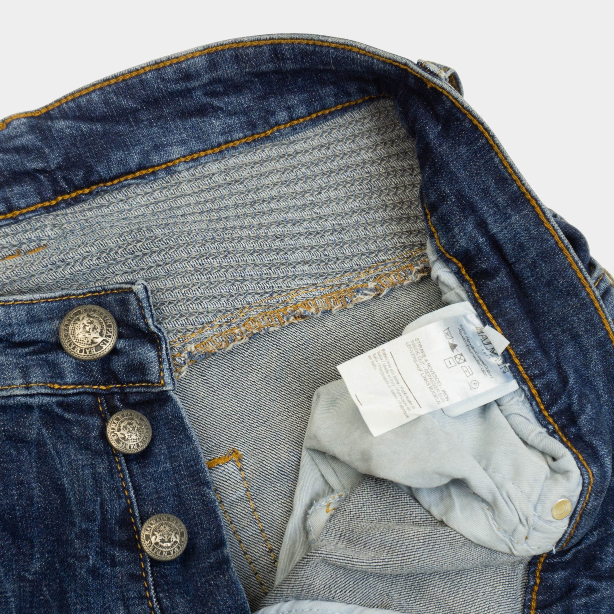 Balmain Vintage Biker Дънки