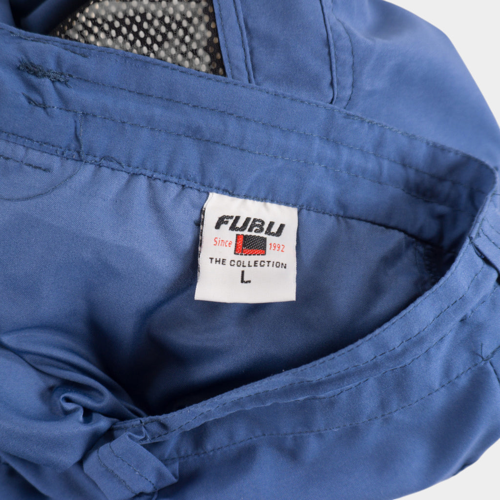 FUBU Винтидж 90-те Сини 3/4 Къси Панталони