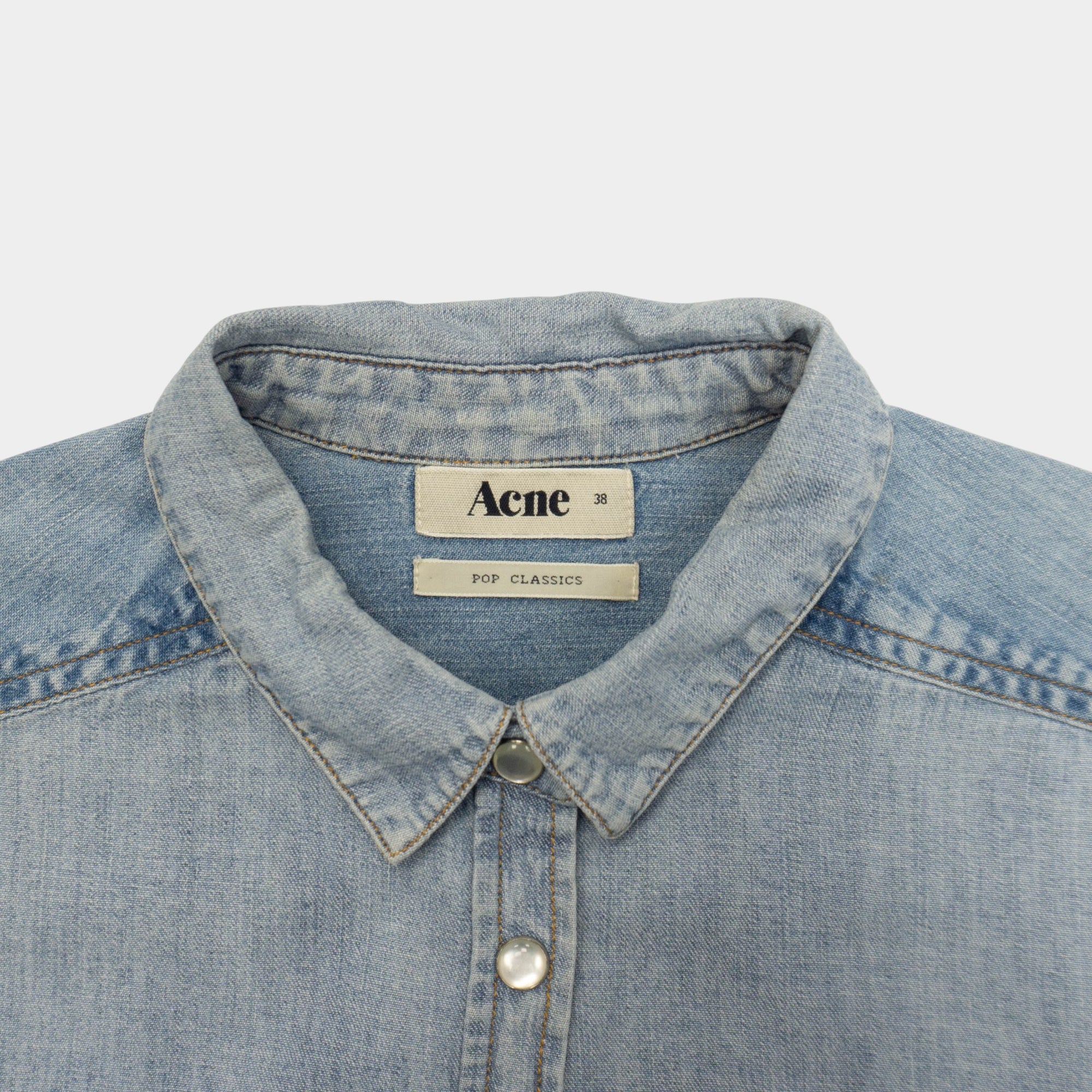 Acne Studios Дънкова Риза Рокля