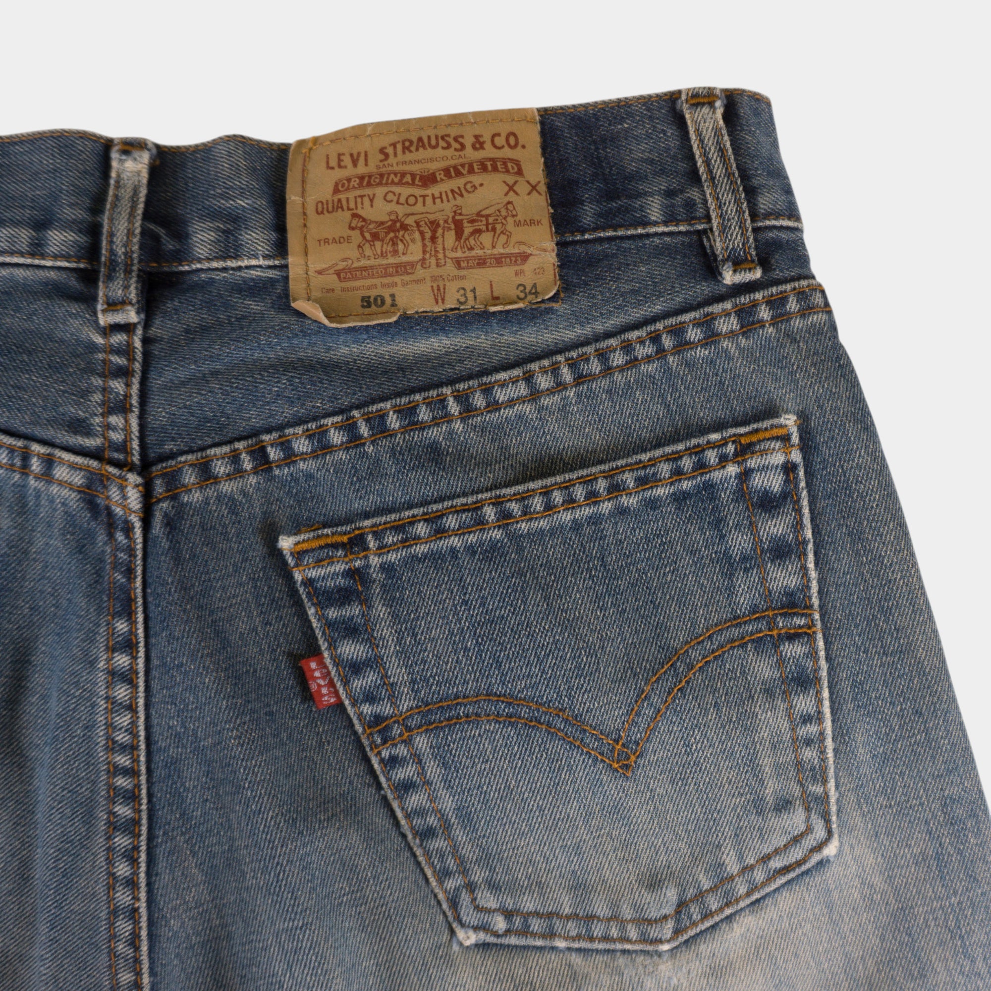 Levi's 501 Винтидж 90-те Сини Дънки
