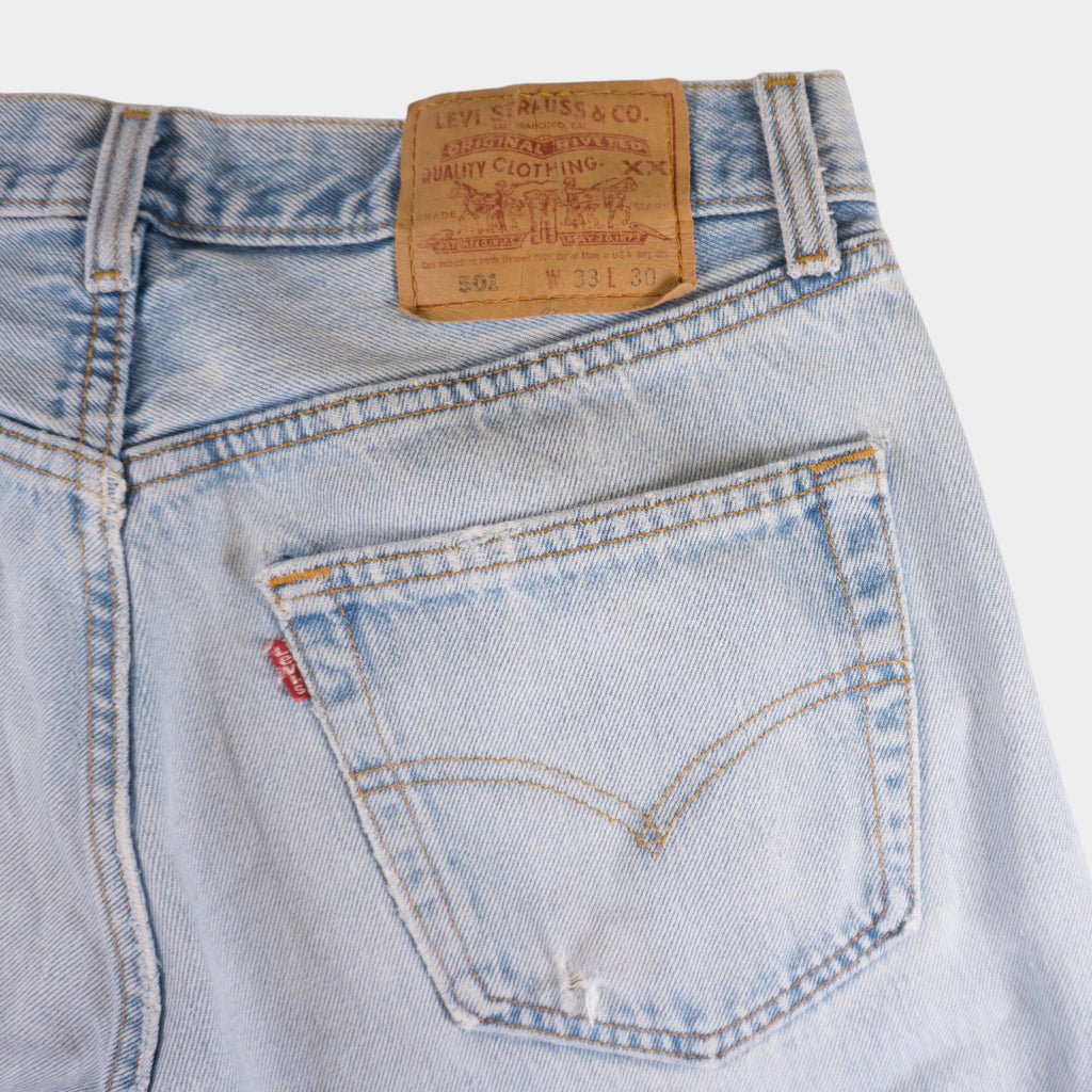 Levi's 501 Винтидж 90-те Светло Сини Дънки