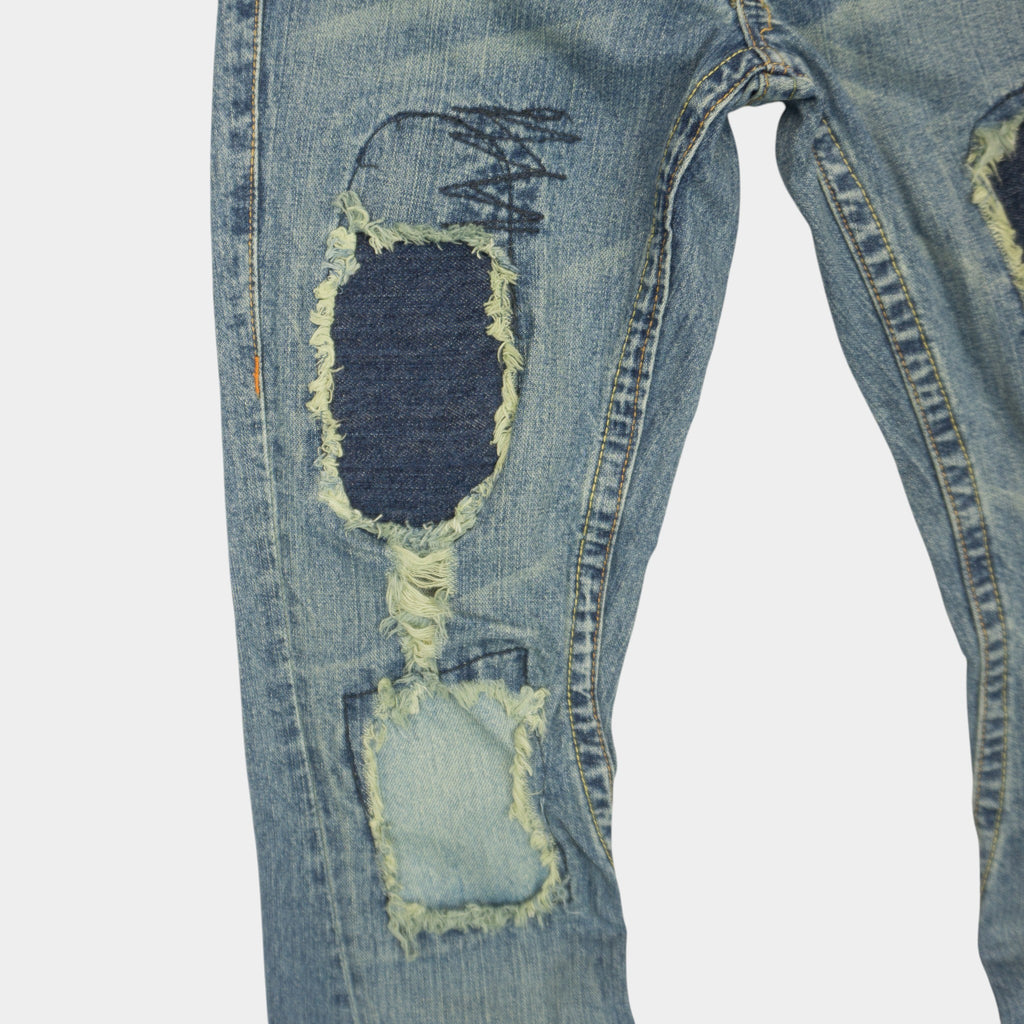 True Religion Y2K Разкроени Дънки