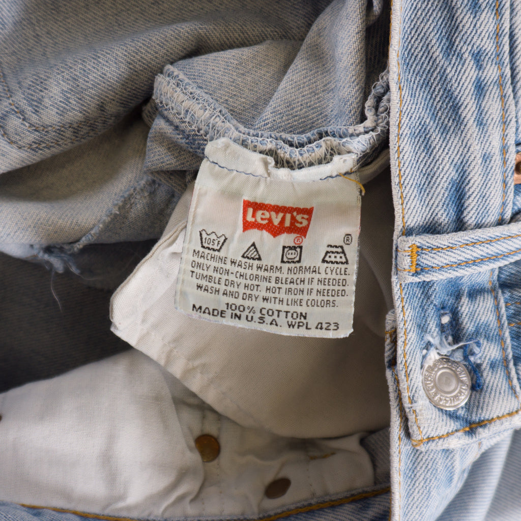Levi's 501 Винтидж 90-те Светло Сини Дънки