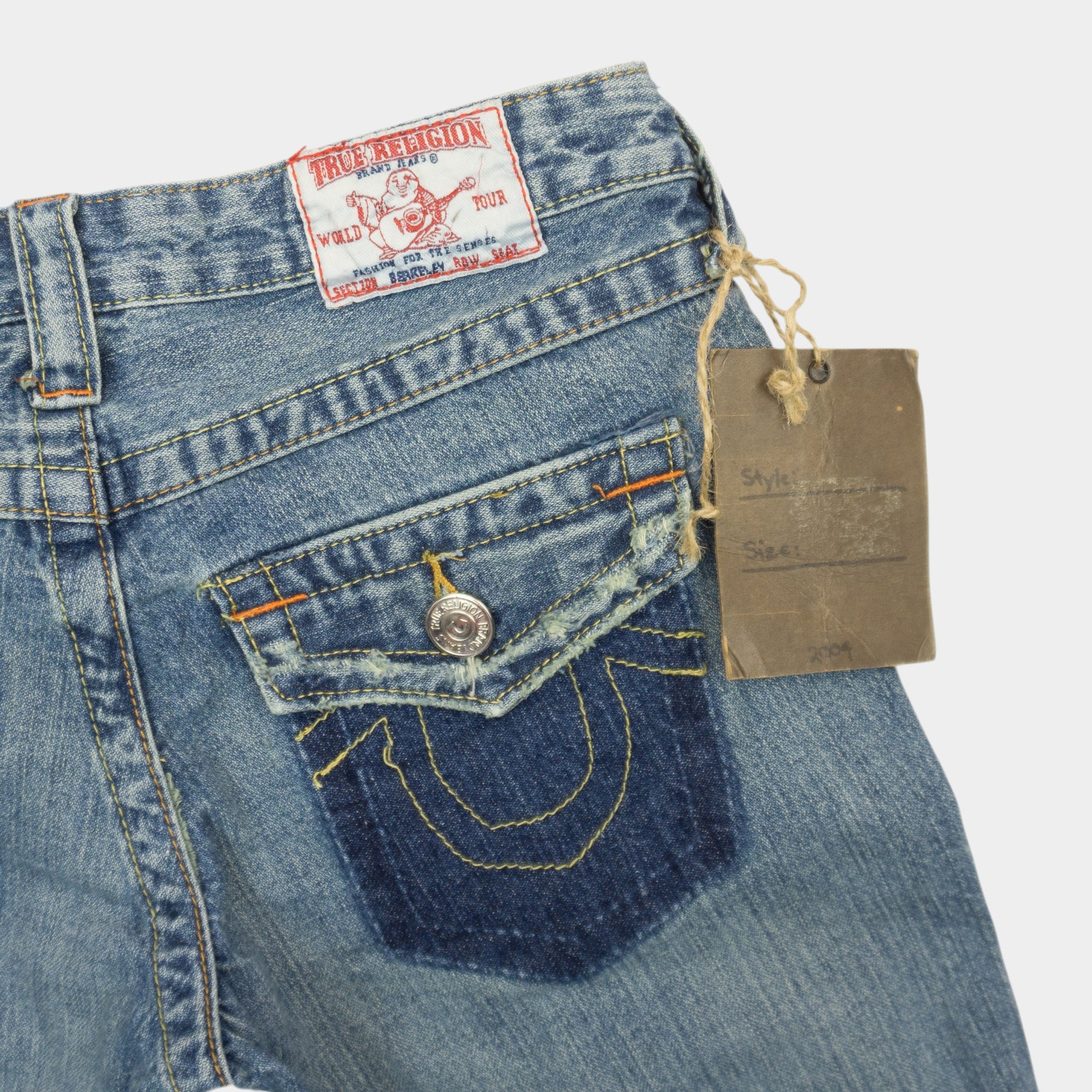True Religion Y2K Разкроени Дънки
