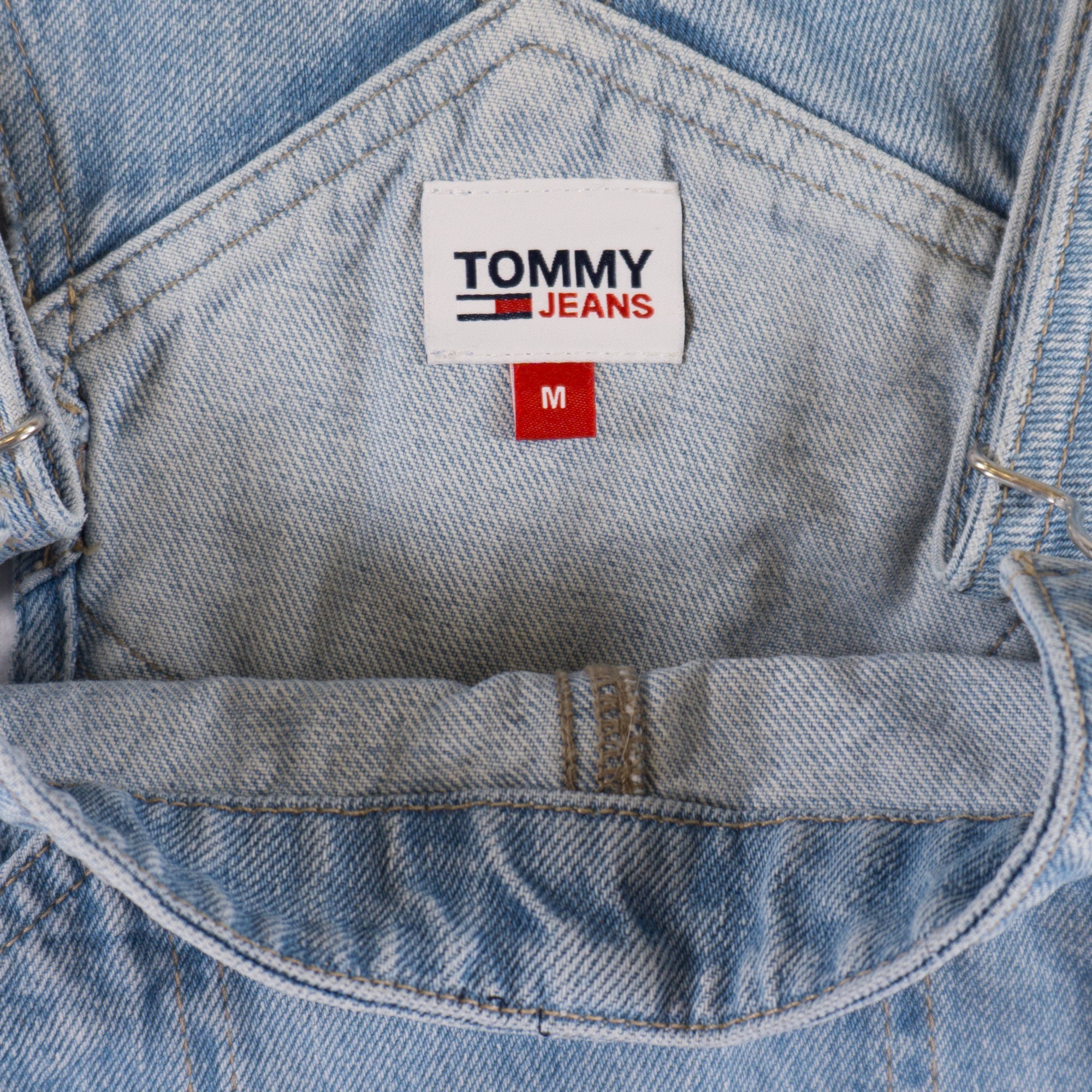 Tommy Hilfiger Син Къс Дънков Гащеризон