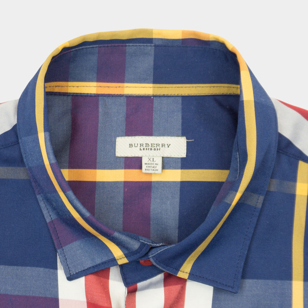 Burberry Vintage Nova Check Риза с Дълъг Ръкав