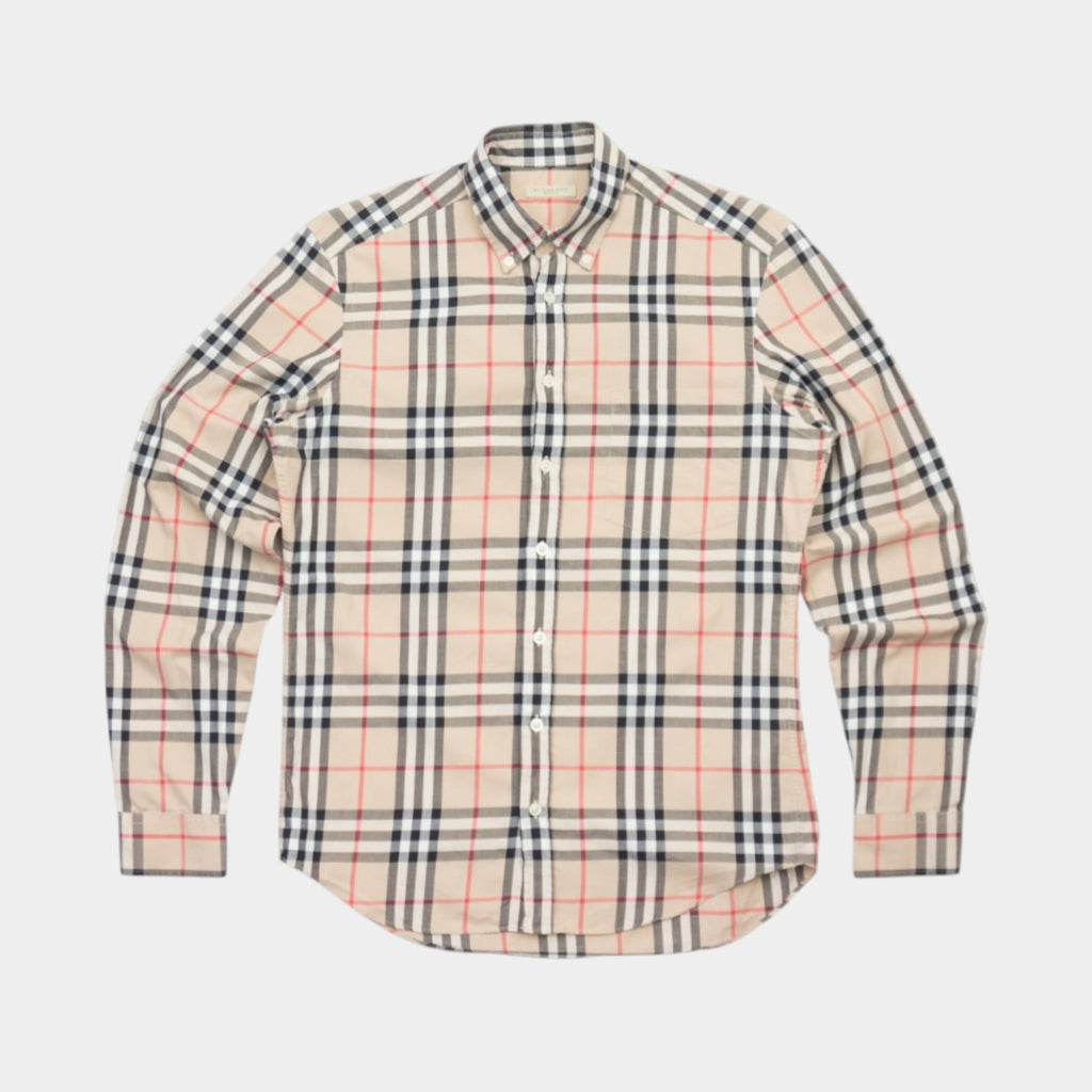 Burberry Vintage Nova Check Риза с Дълъг Ръкав