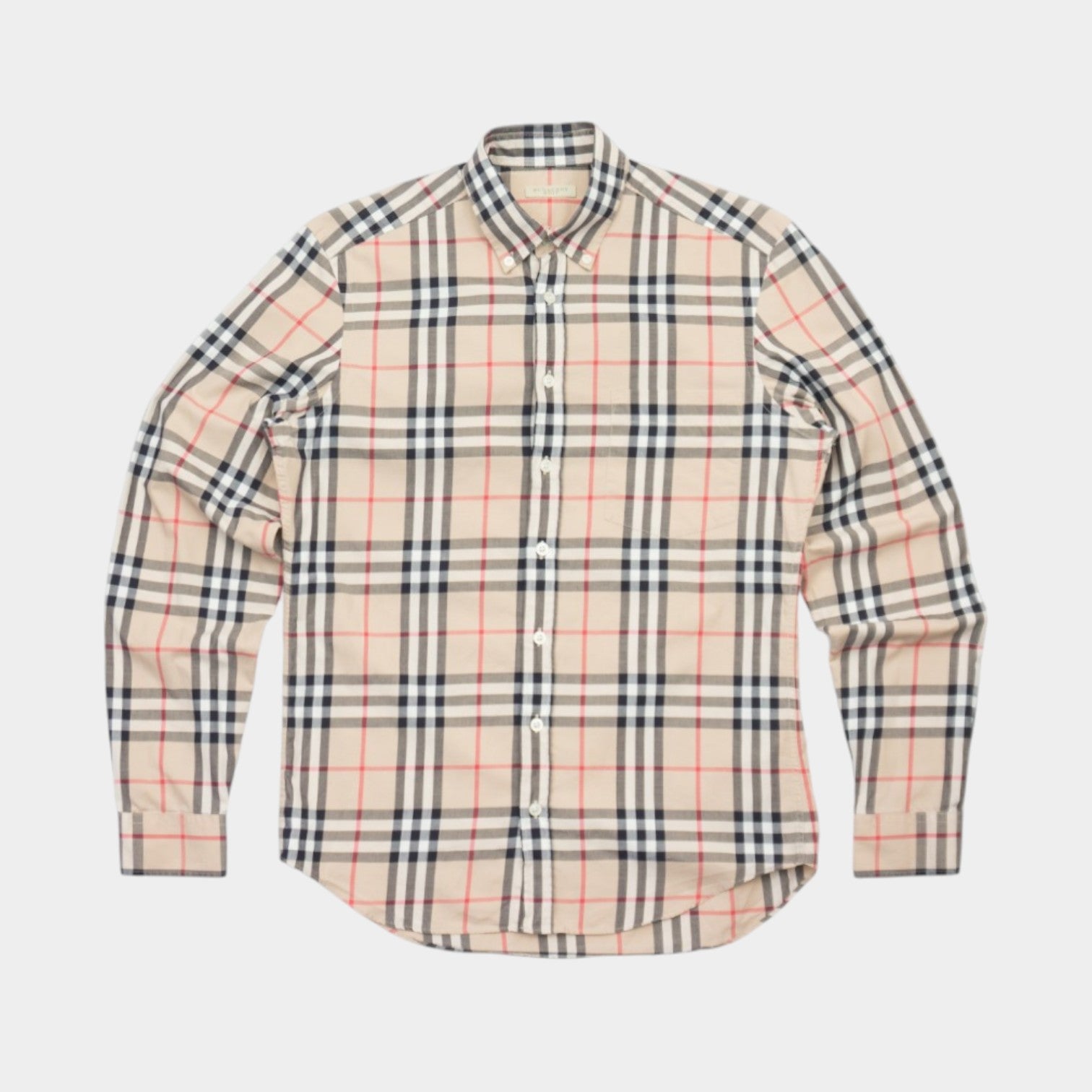 Burberry Vintage Nova Check Риза с Дълъг Ръкав