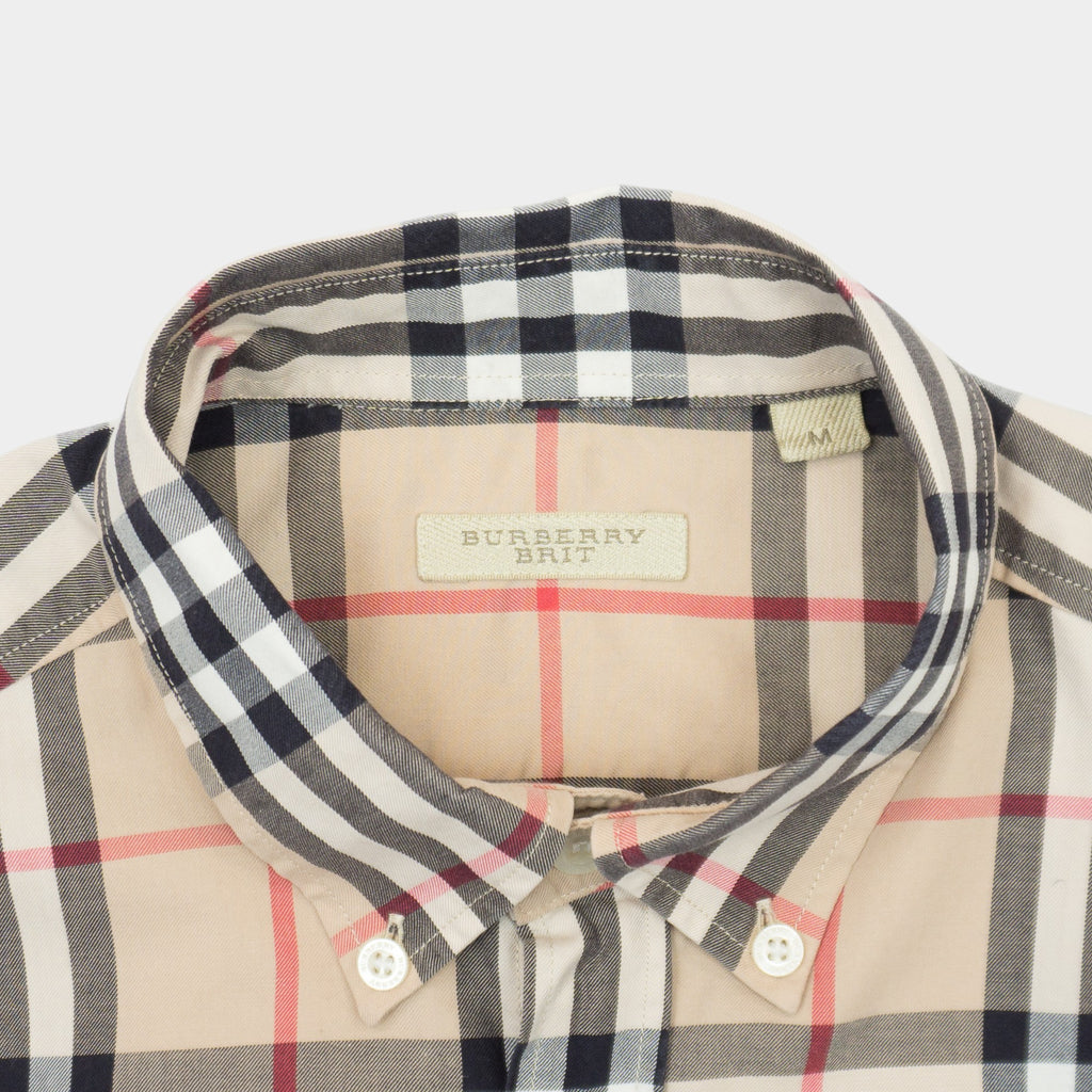 Burberry Vintage Nova Check Риза с Дълъг Ръкав