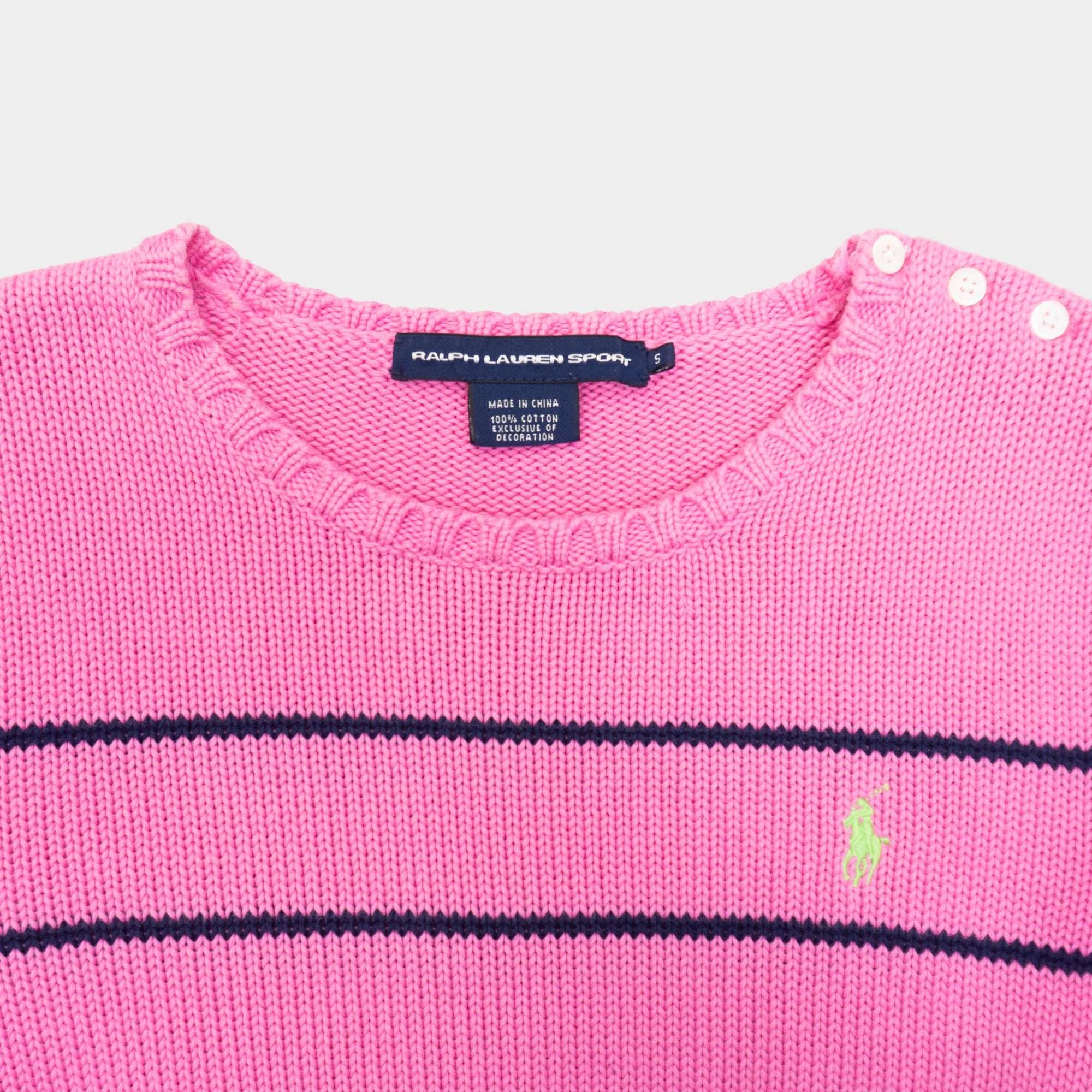 Ralph Lauren Sport Vintage Плетен Пуловер