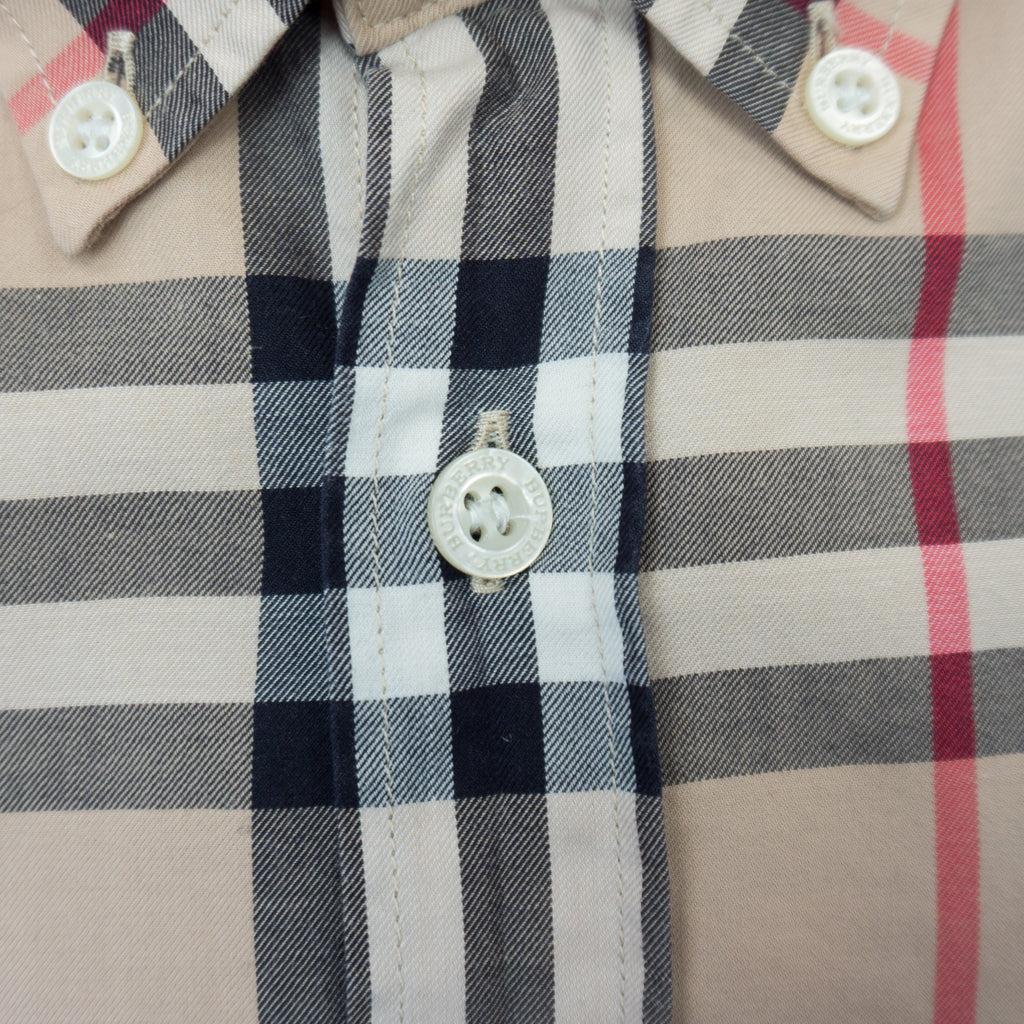 Burberry Vintage Nova Check Риза с Дълъг Ръкав