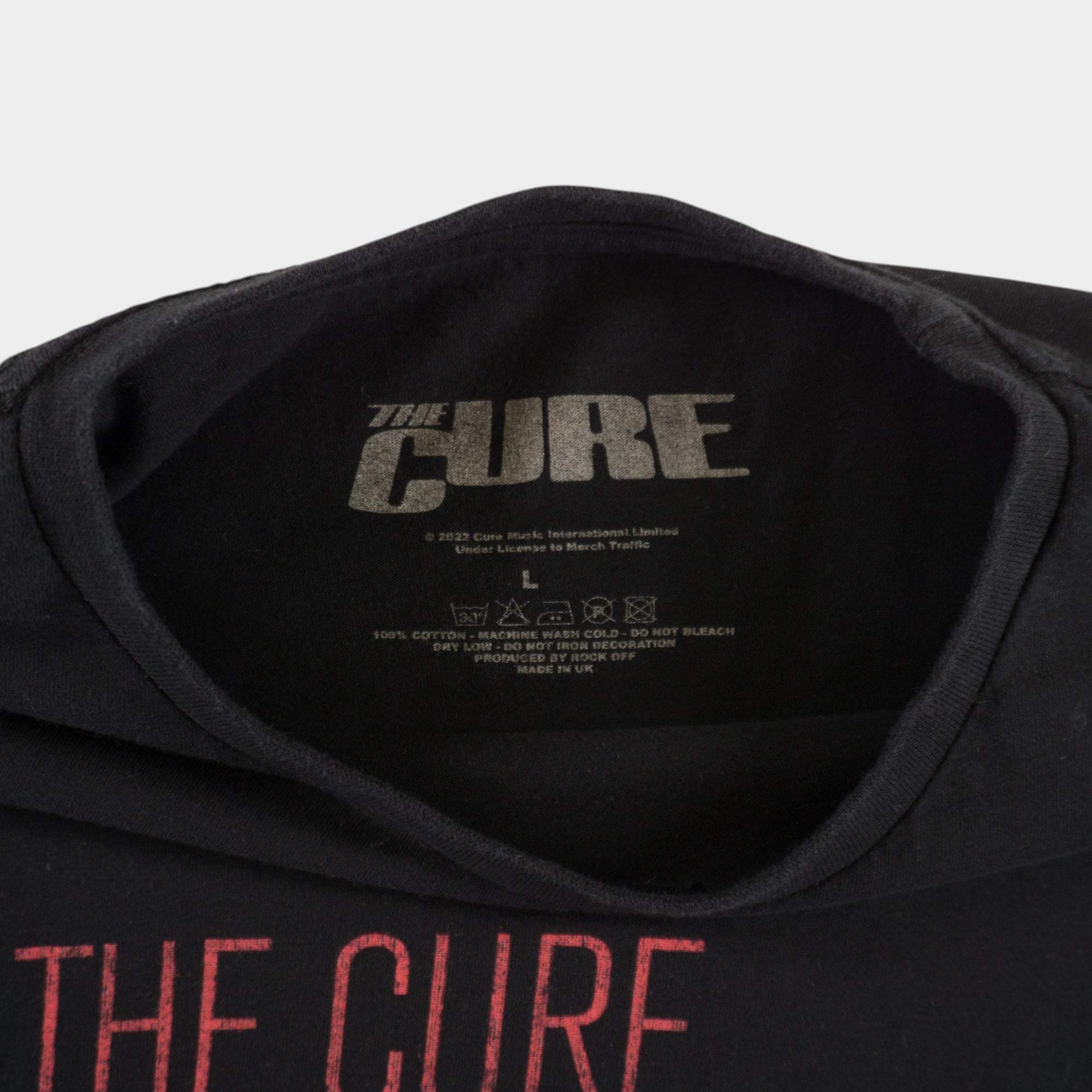 The Cure Черна Тениска с Графика