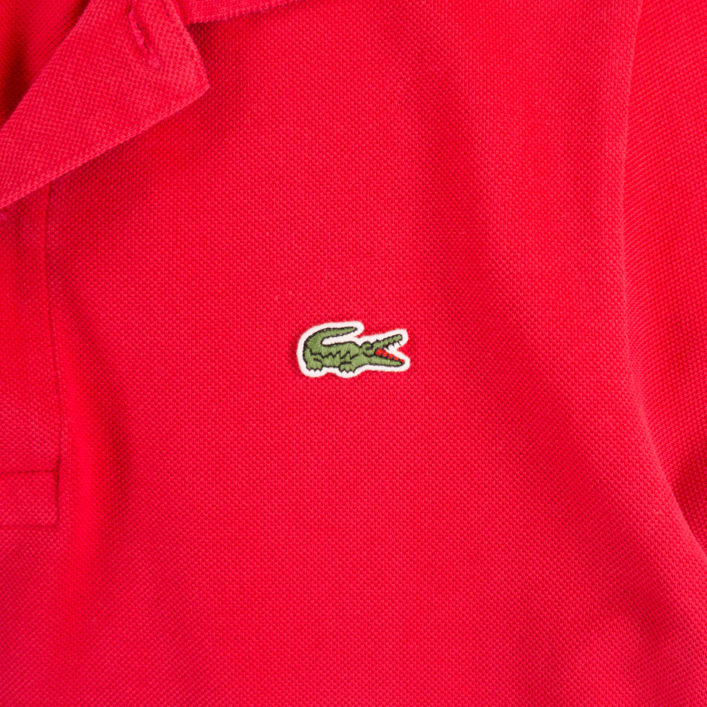 Lacoste Винтидж 2000-те Червена Тениска с Яка