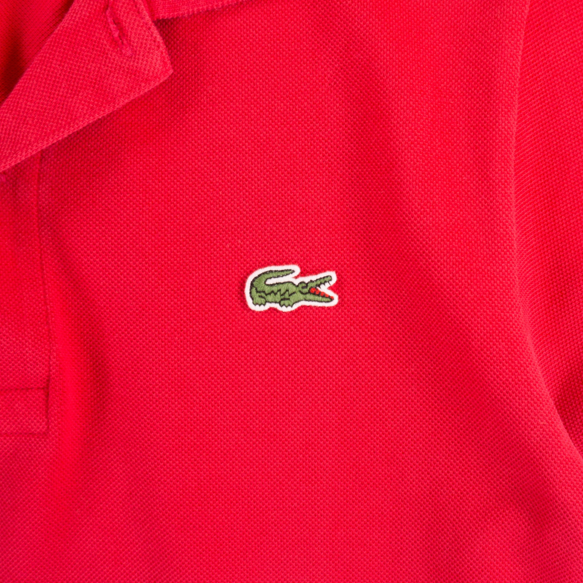 Lacoste Винтидж 2000-те Червена Тениска с Яка