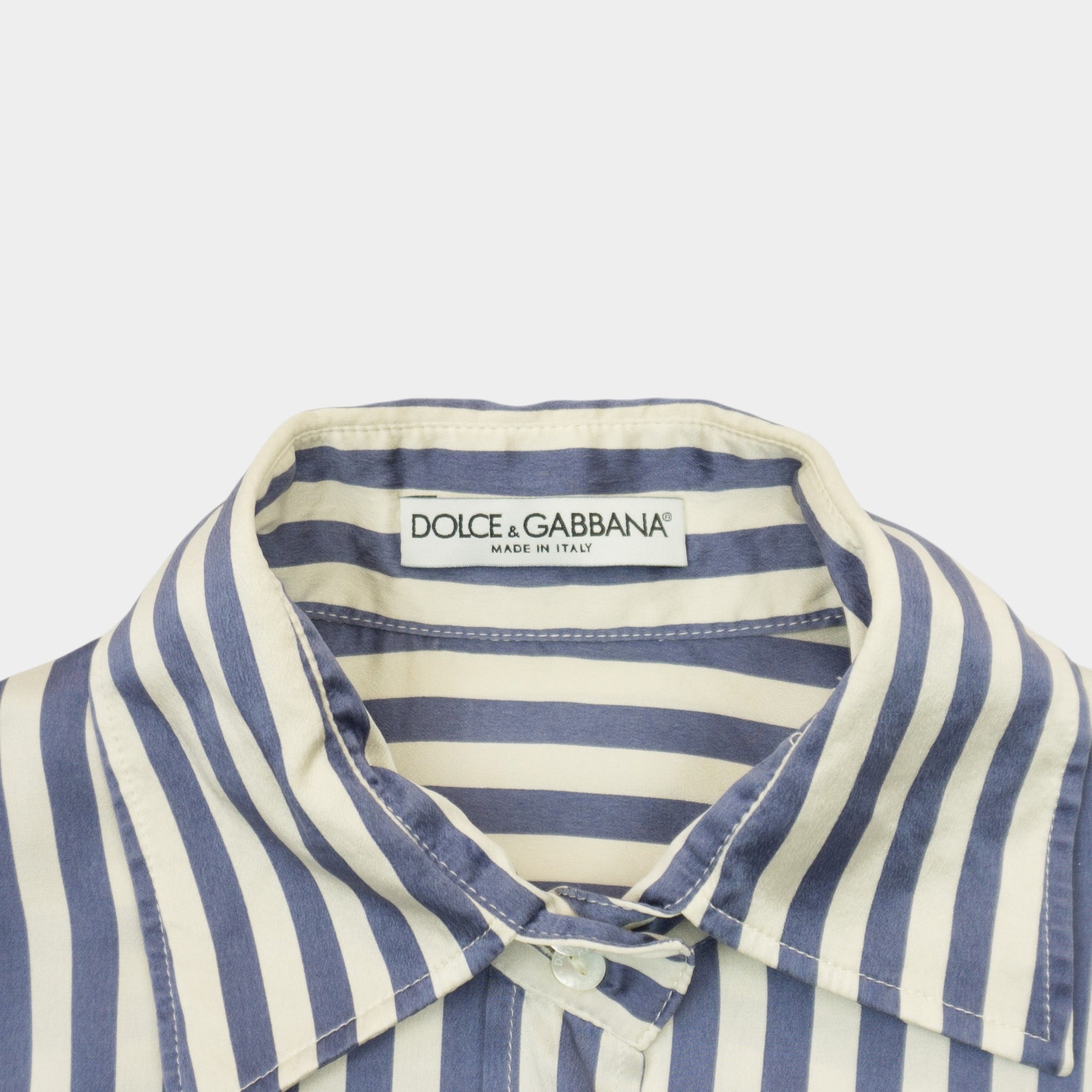 Dolce & Gabbana Раирана Риза с Дълъг Ръкав