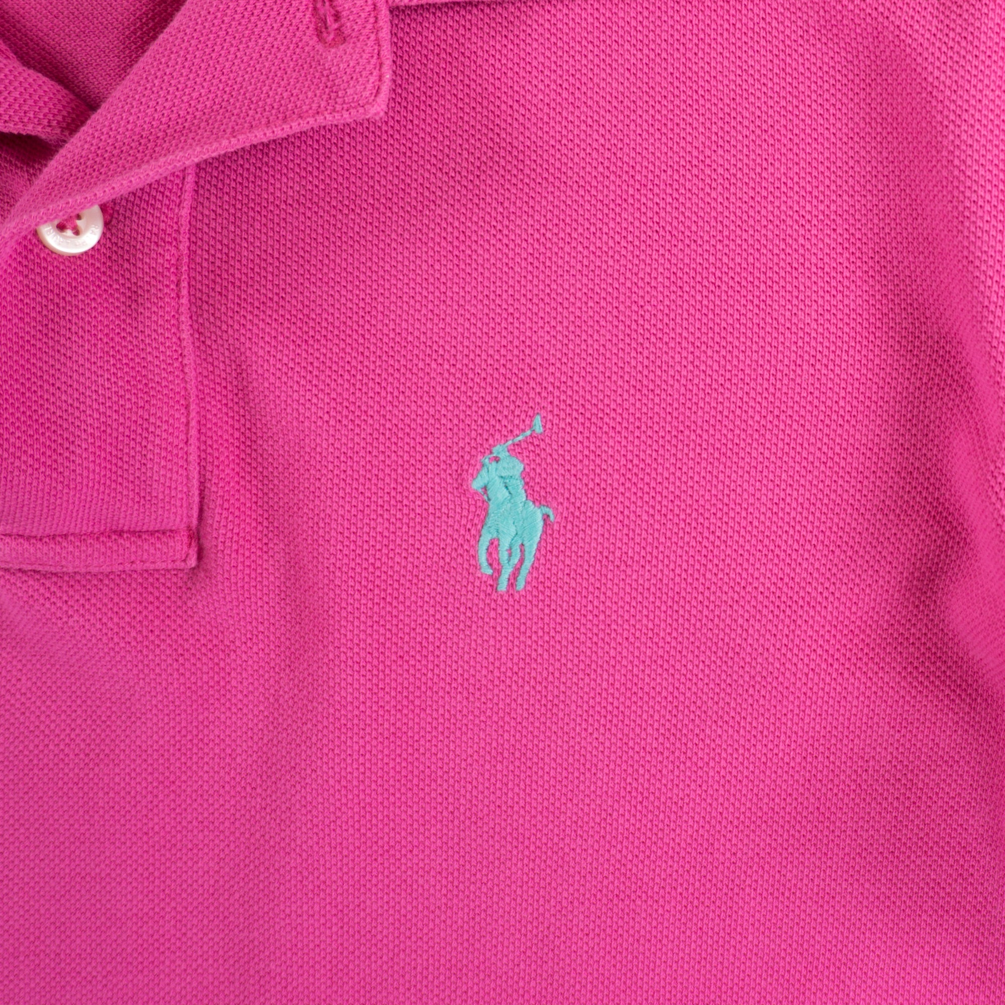 Polo Ralph Lauren Винтидж 2000-те Розова Тениска с Яка