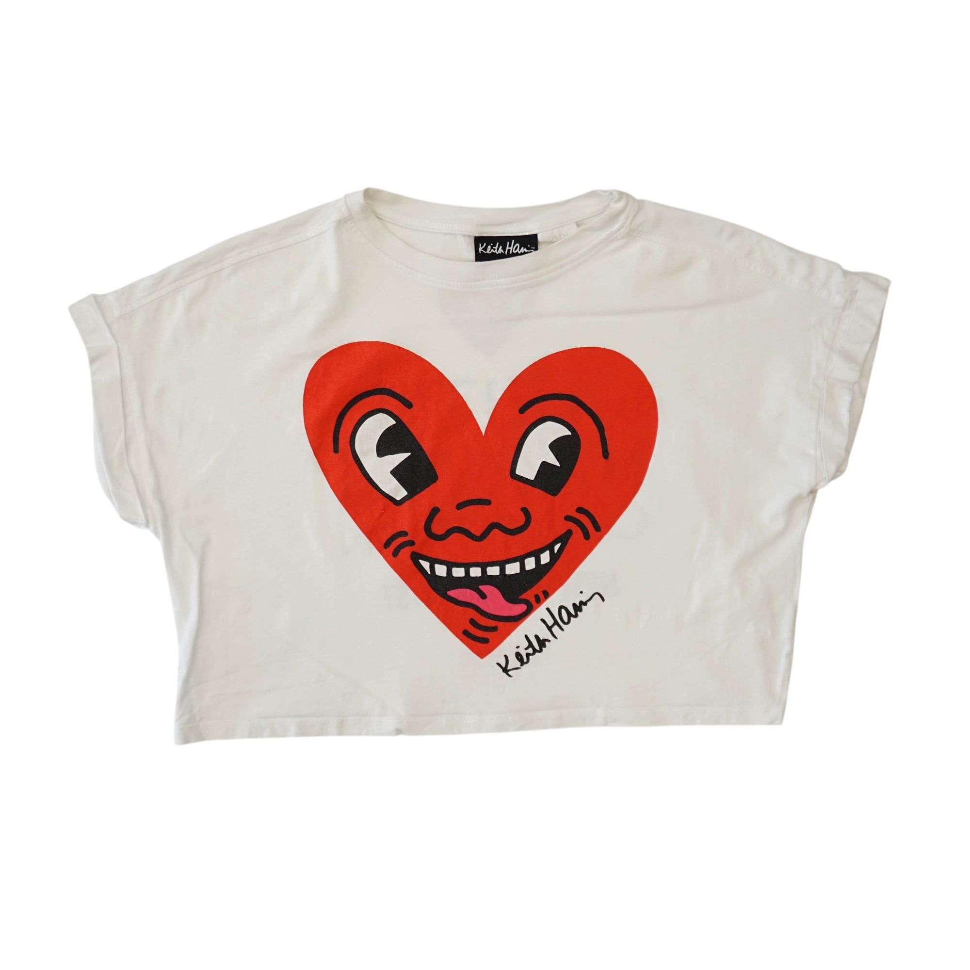Zara X Keith Haring Crop-Top Тениска