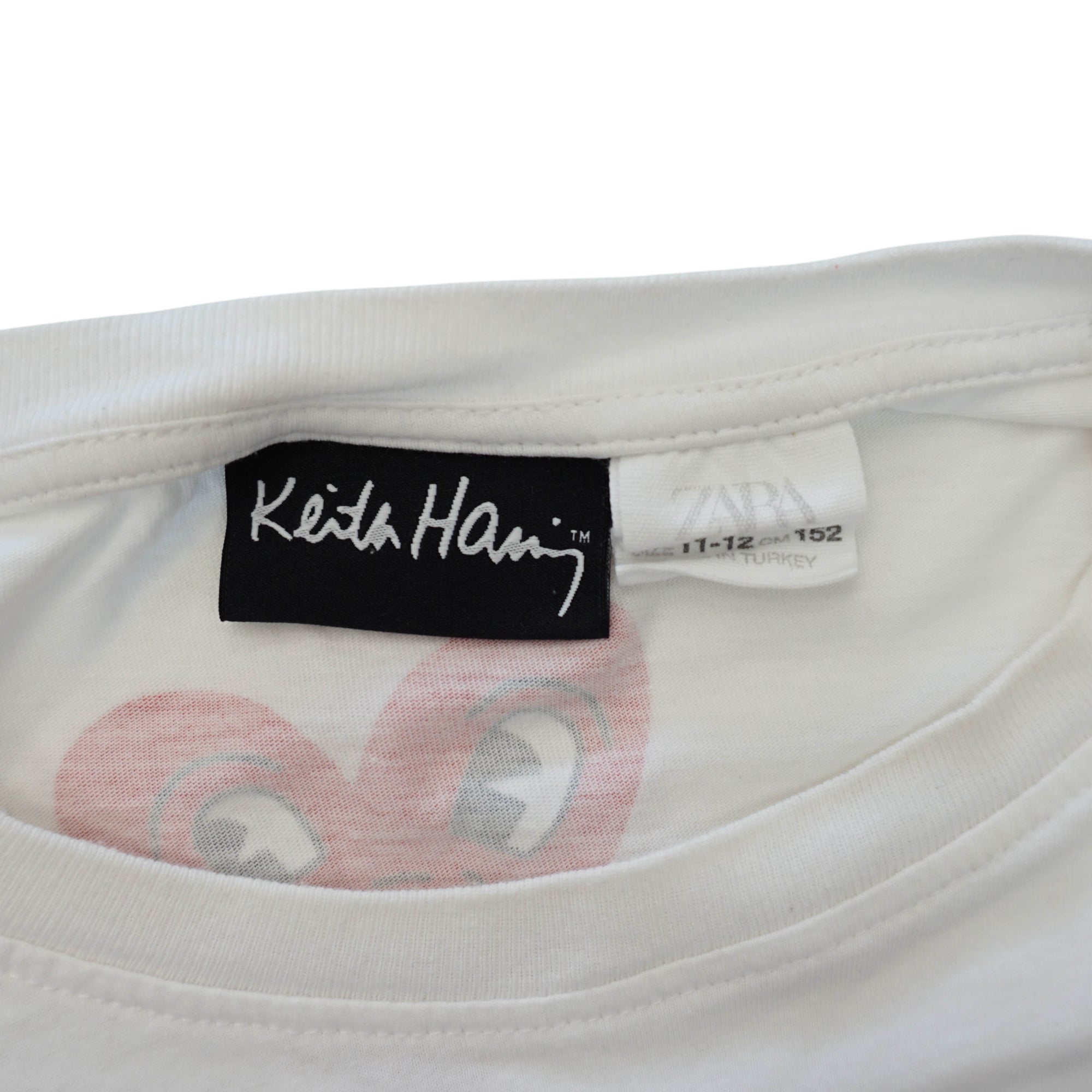 Zara X Keith Haring Crop-Top Тениска