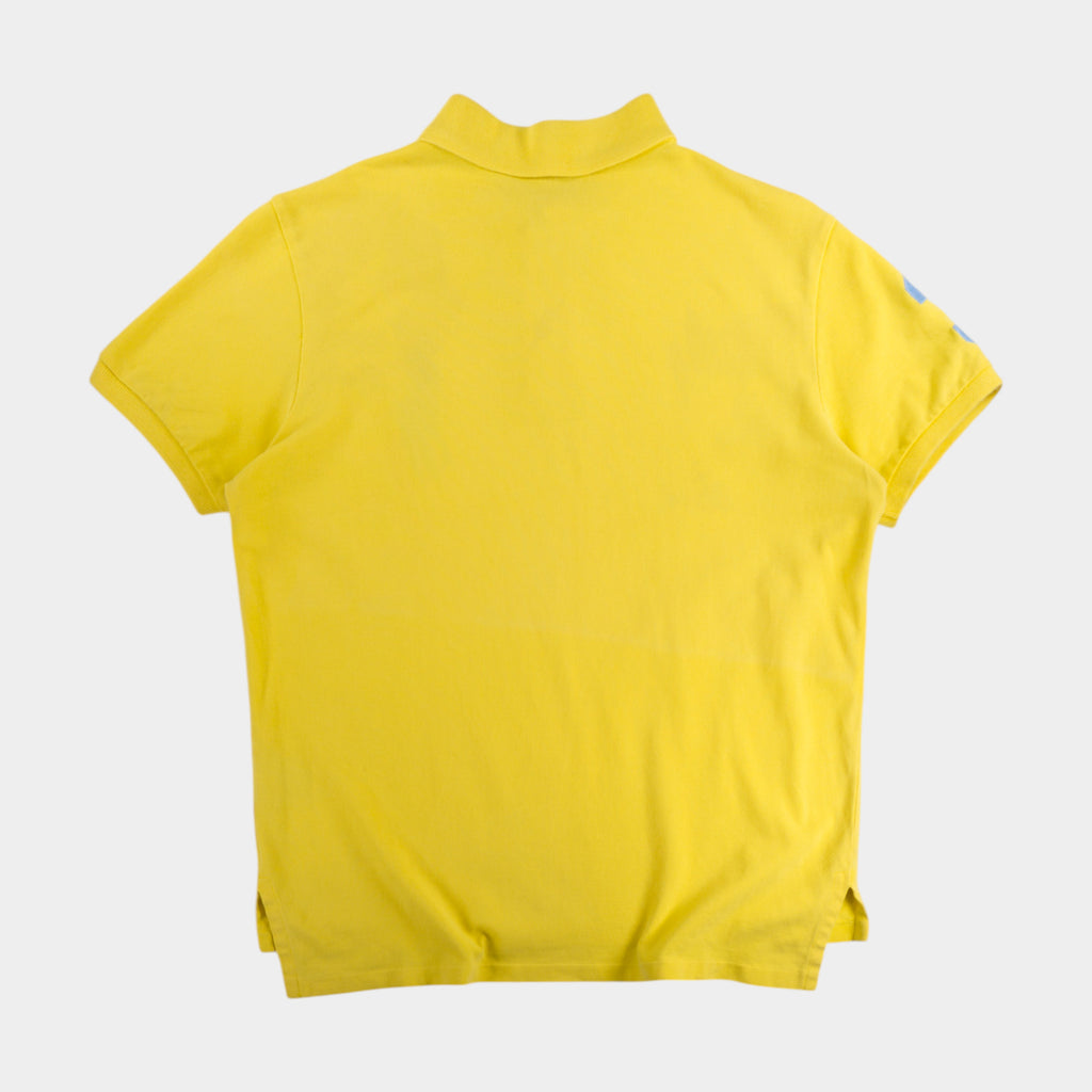 Polo Ralph Lauren Винтидж 2000-те Жълта Тениска с Яка
