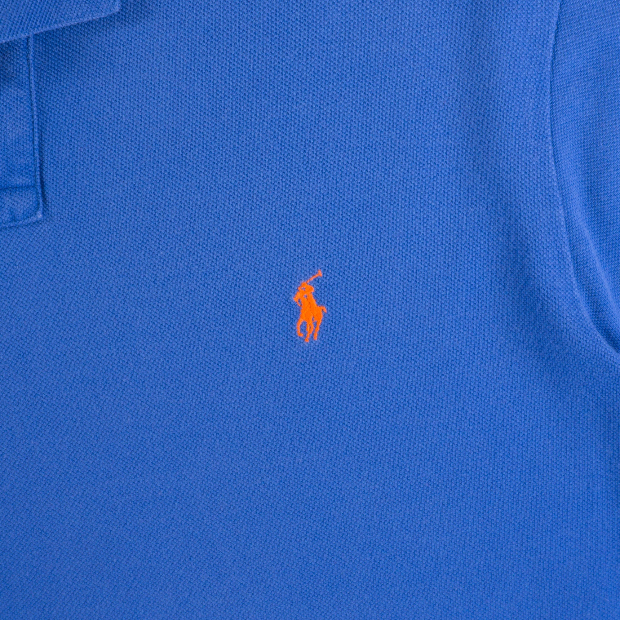 Polo Ralph Lauren Винтидж 2000-те Синя Тениска с Яка