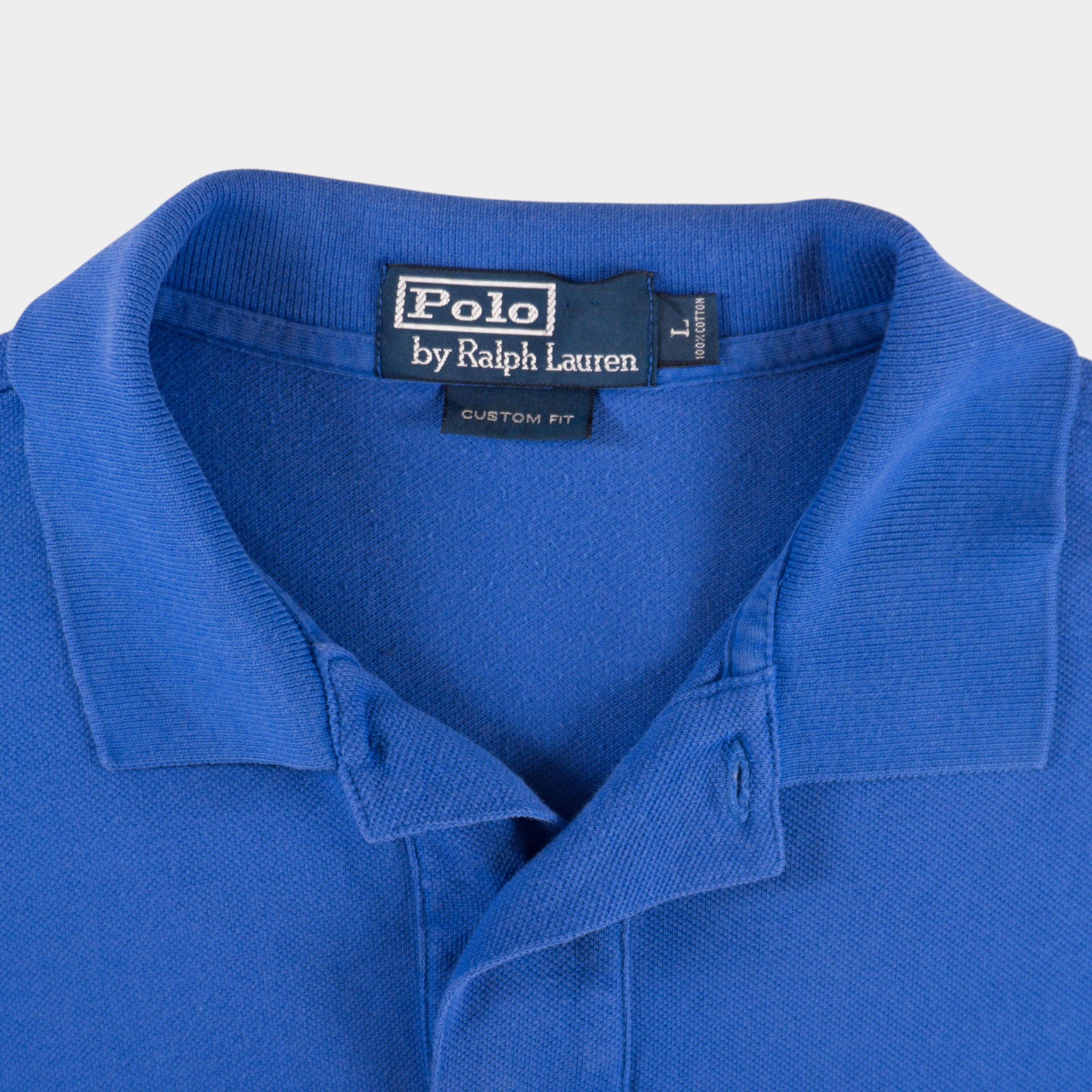 Polo Ralph Lauren Винтидж 2000-те Синя Тениска с Яка