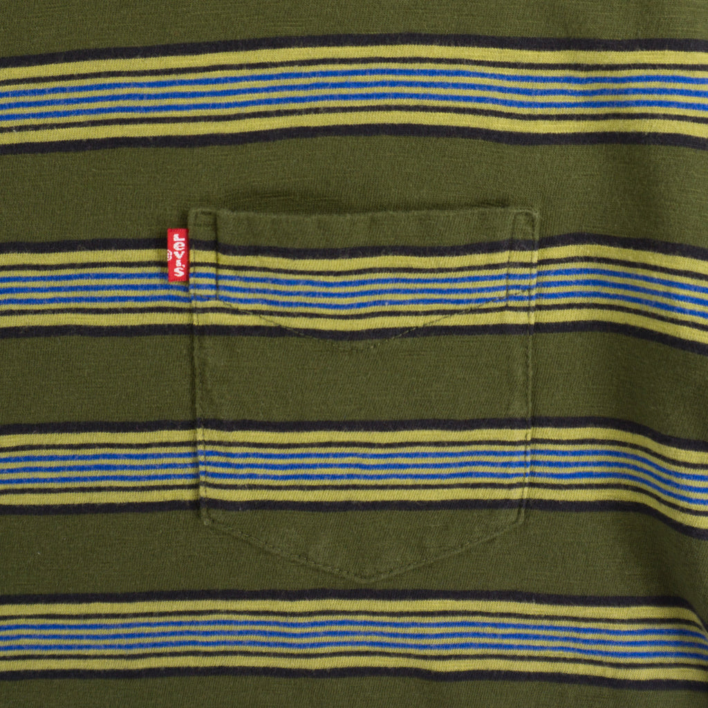 Levi's Зелена Раирана Тениска