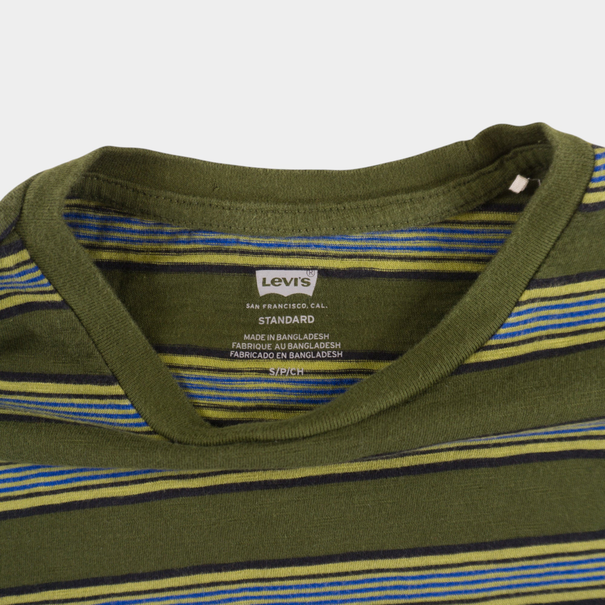 Levi's Зелена Раирана Тениска